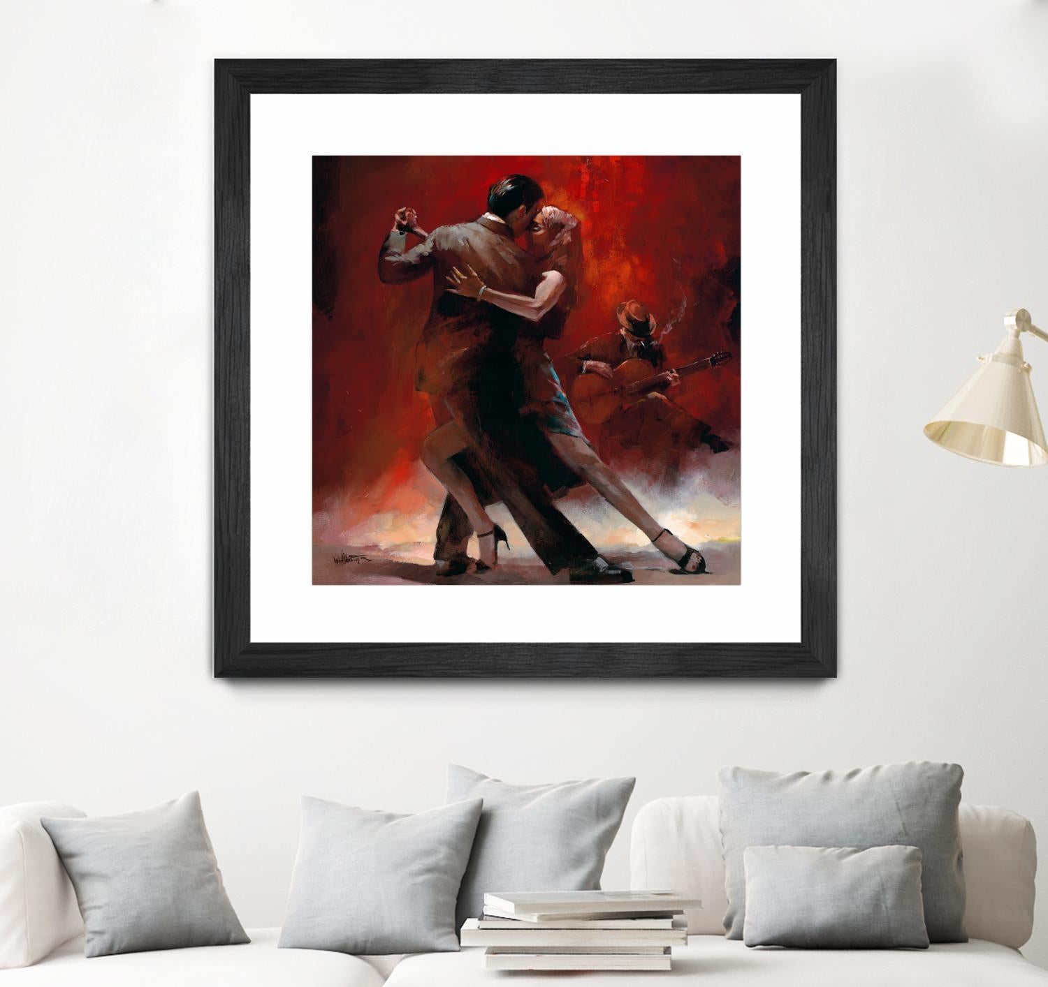 Tango Argentino II by Willem Haenraets on GIANT ART - black music - dance