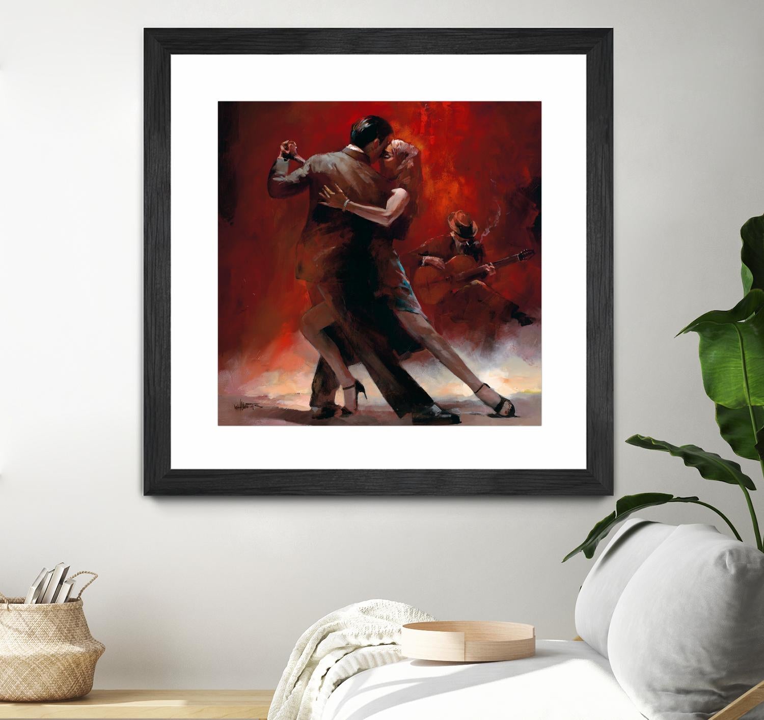 Tango Argentino II by Willem Haenraets on GIANT ART - black music - dance