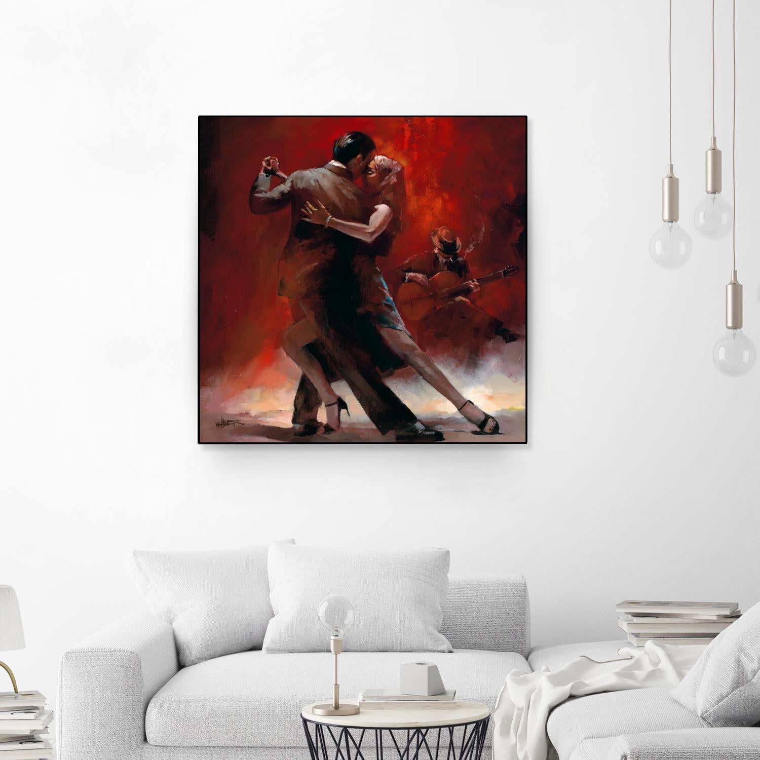 Tango Argentino II by Willem Haenraets on GIANT ART - black music - dance