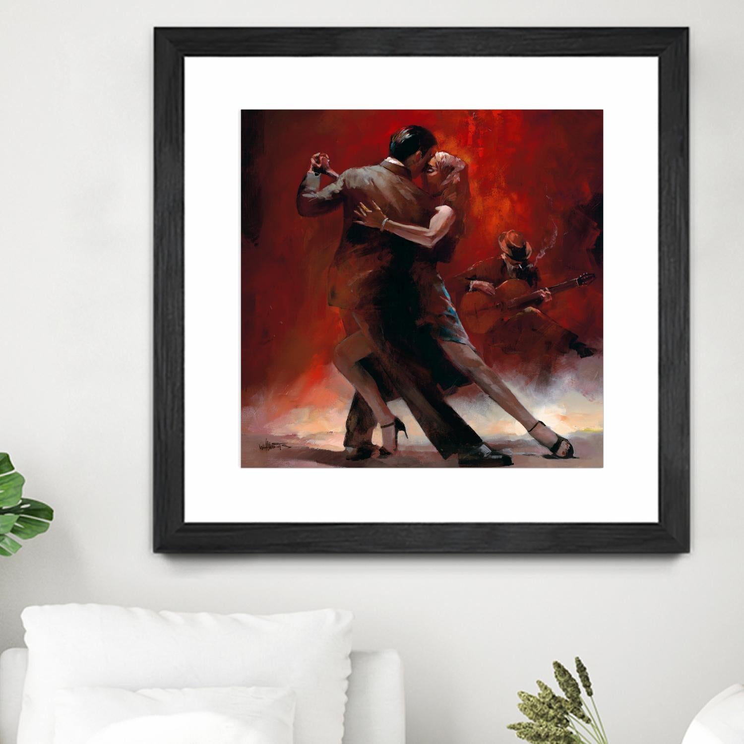 Tango Argentino II by Willem Haenraets on GIANT ART - black music - dance