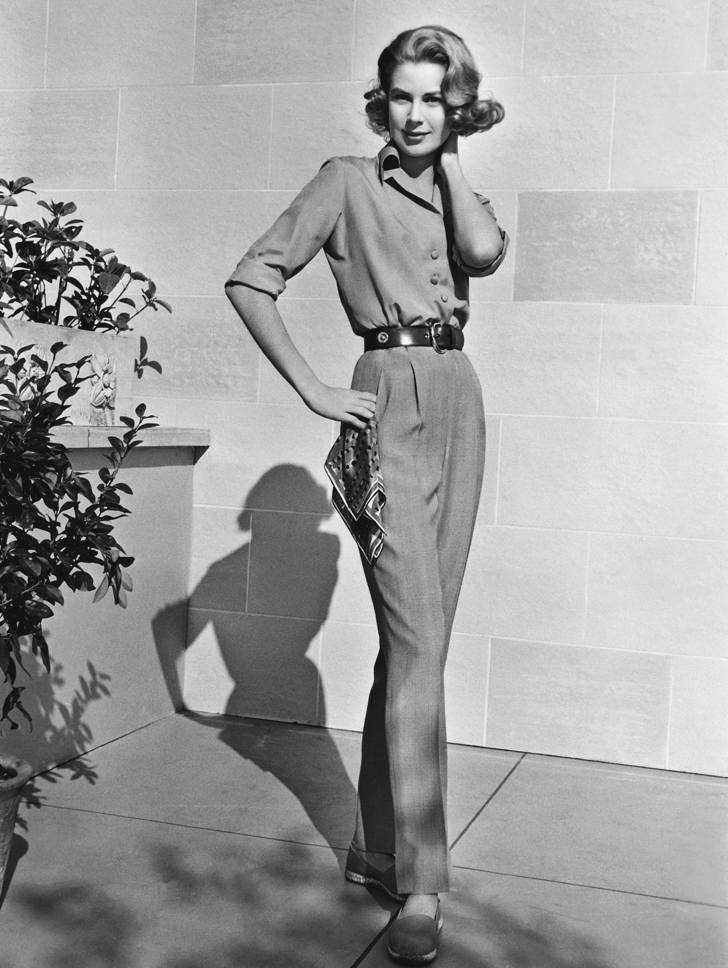 Grace Kelly (b/w photo) by BridgemanArt on GIANT ART - black and white actress