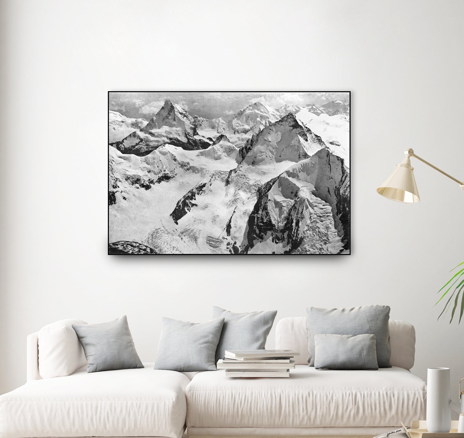 Mount Cervin, c.1900 by Bridgeman Images on GIANT ART - black and white photogrpahy
