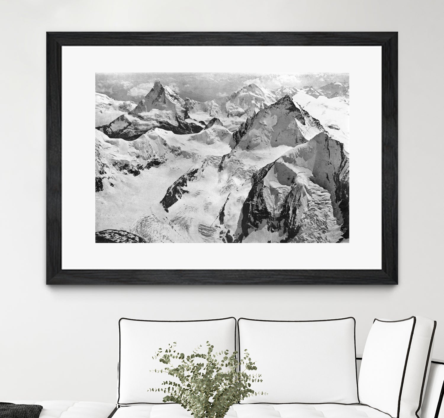 Mount Cervin, c.1900 by Bridgeman Images on GIANT ART - black and white photogrpahy