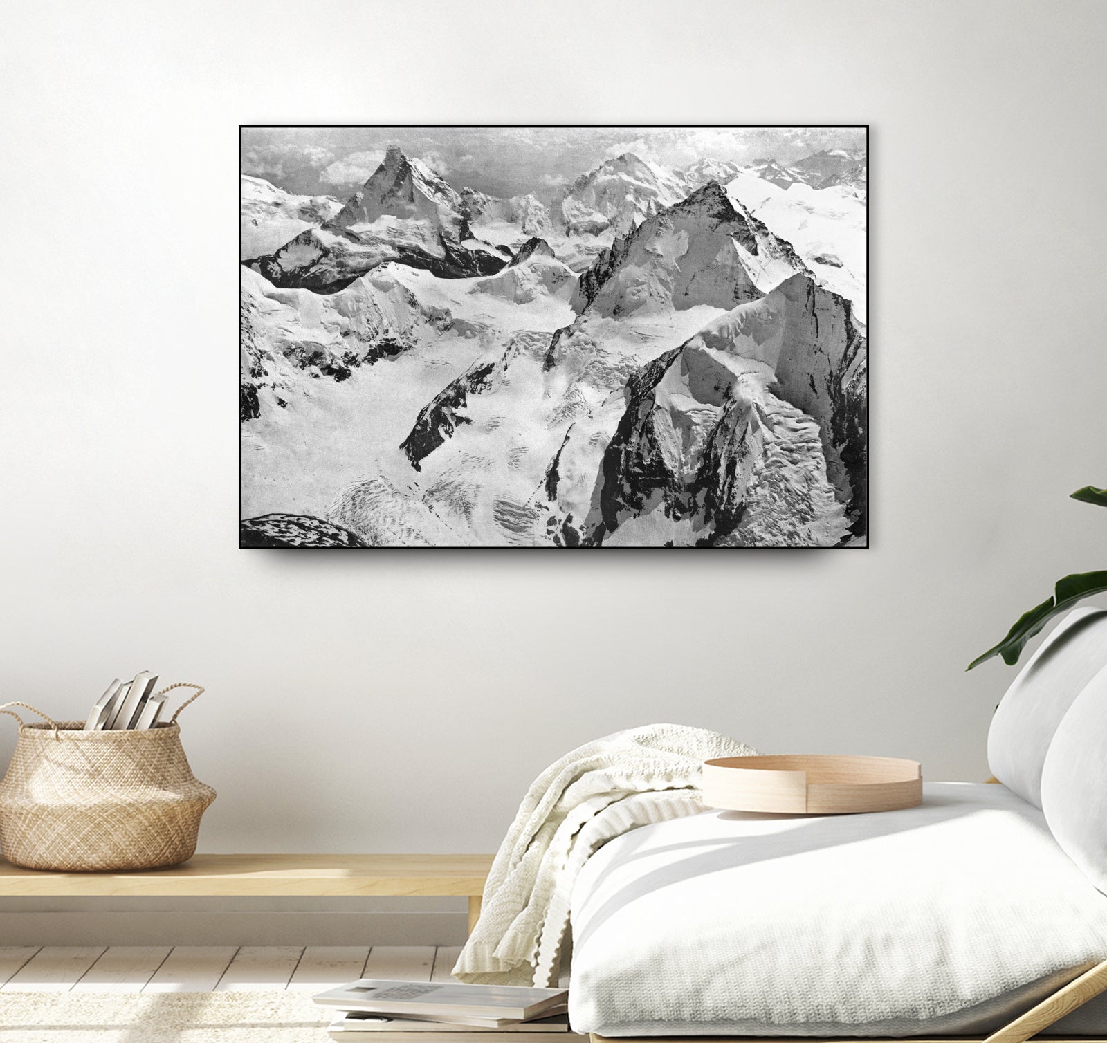 Mount Cervin, c.1900 by Bridgeman Images on GIANT ART - black and white photogrpahy