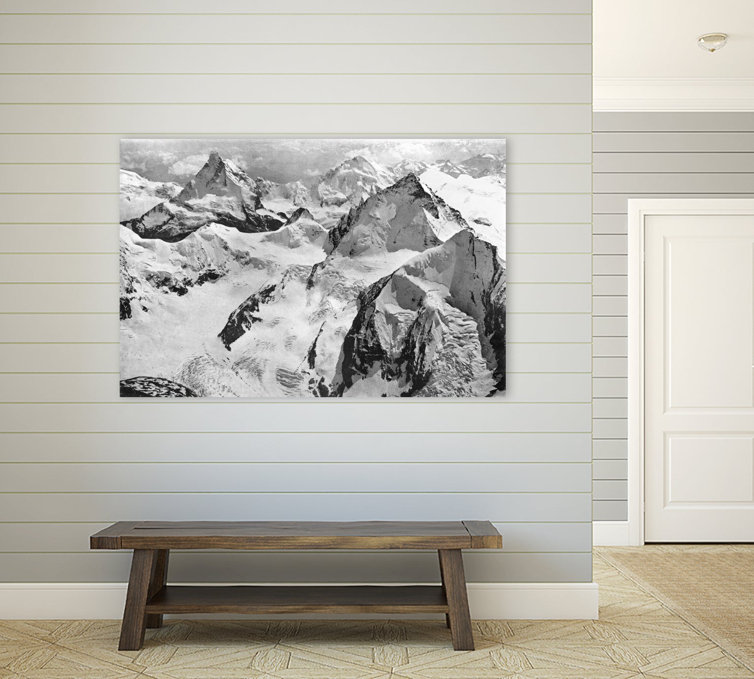 Mount Cervin, c.1900 by Bridgeman Images on GIANT ART - black and white photogrpahy
