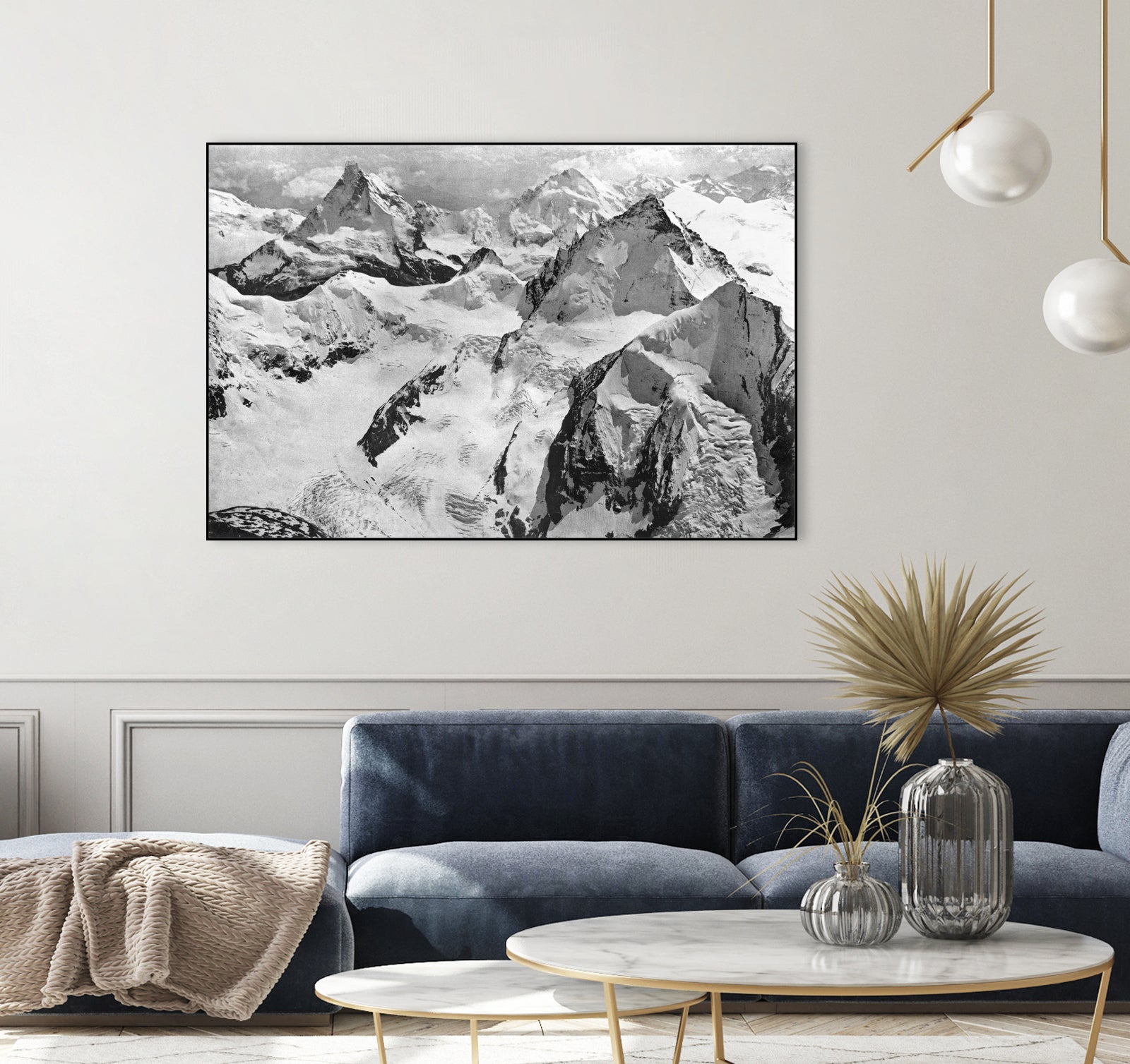 Mount Cervin, c.1900 by Bridgeman Images on GIANT ART - black and white photogrpahy