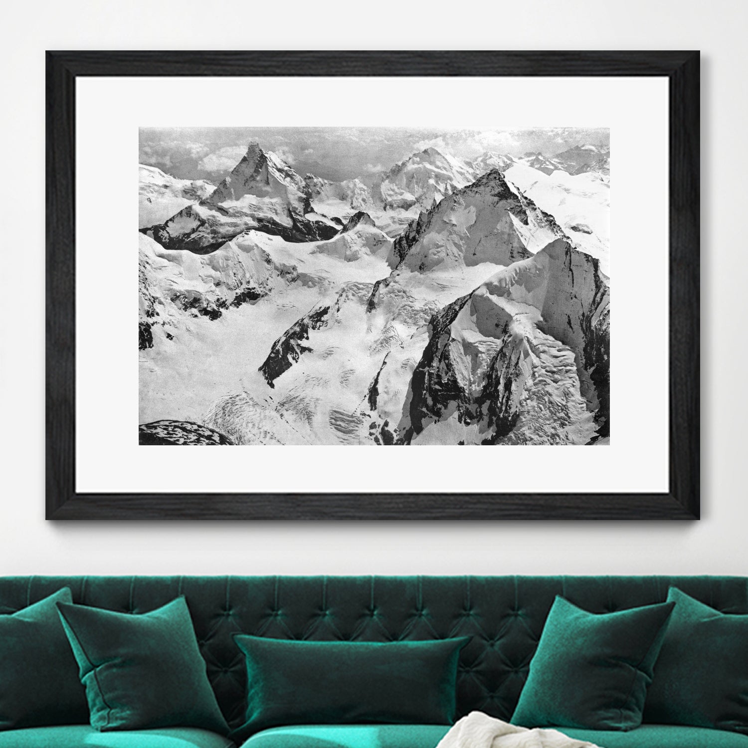Mount Cervin, c.1900 by Bridgeman Images on GIANT ART - black and white photogrpahy
