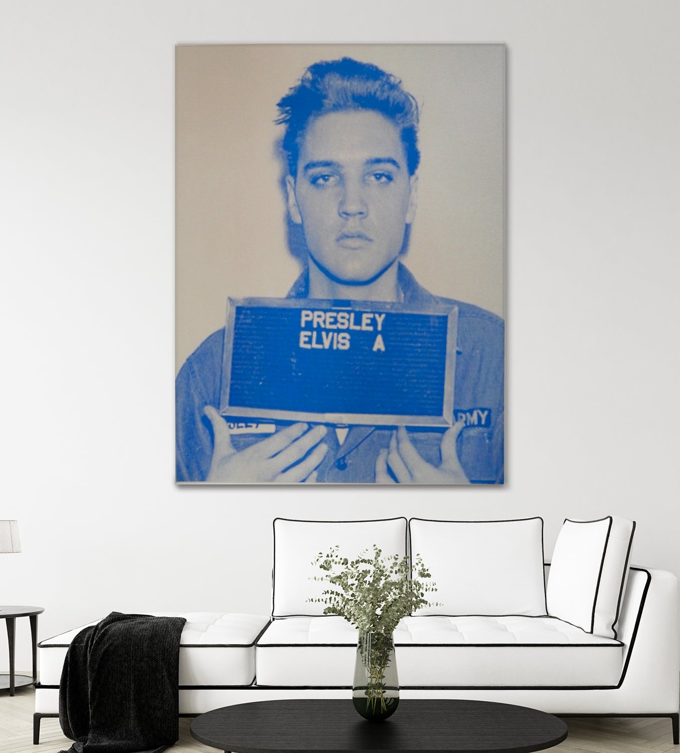 Elvis I, 2017 by Studwell, David on GIANT ART - blue photography