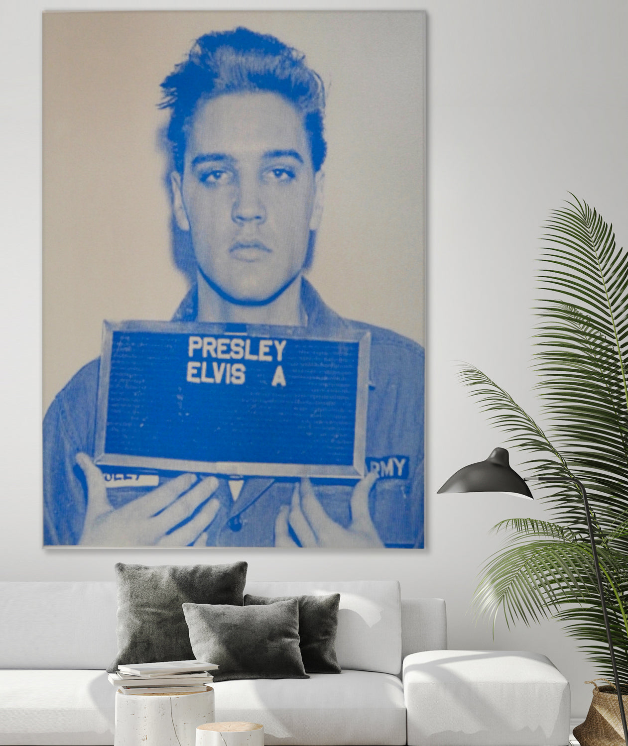 Elvis I, 2017 by Studwell, David on GIANT ART - blue photography