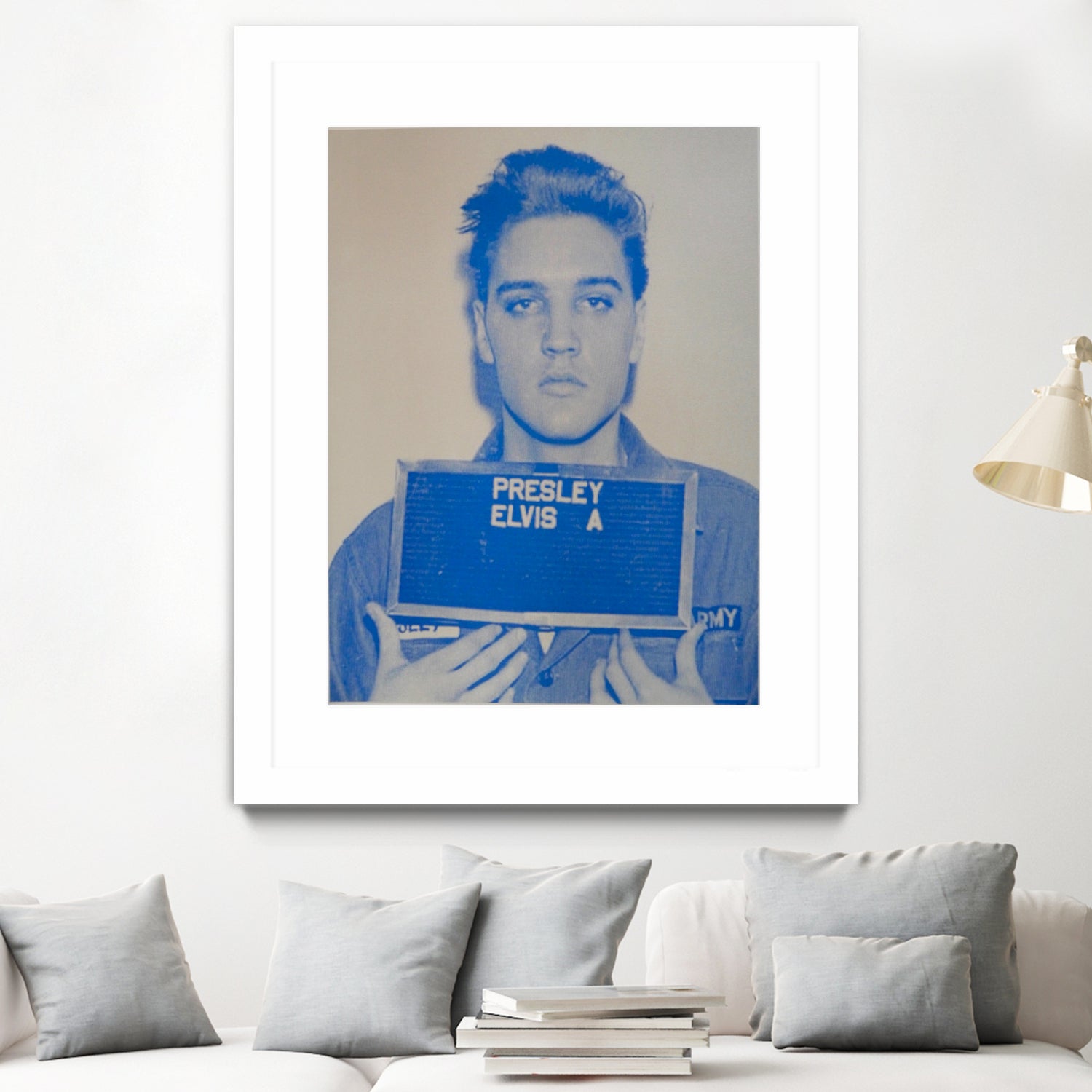 Elvis I, 2017 by Studwell, David on GIANT ART - blue photography