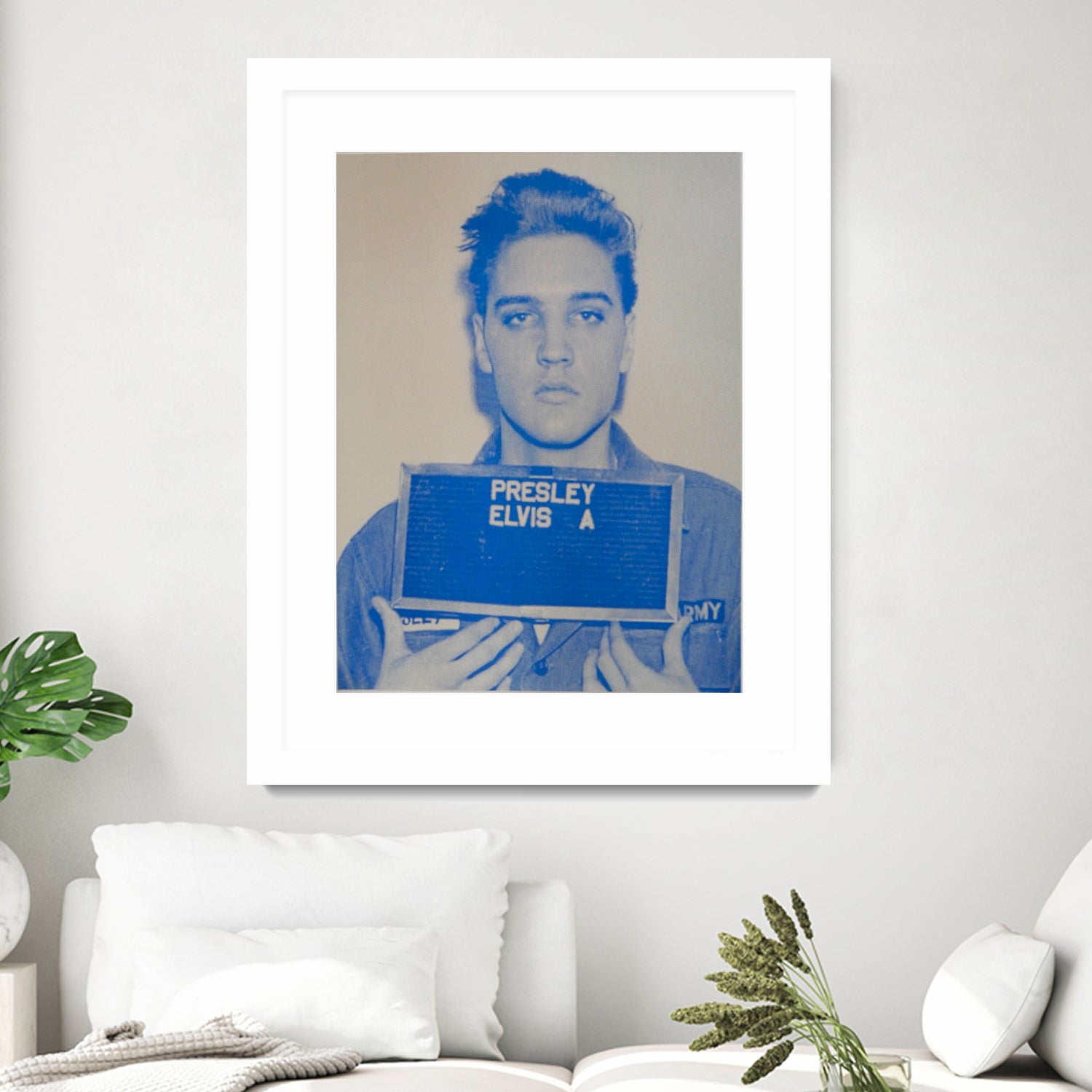 Elvis I, 2017 by Studwell, David on GIANT ART - blue photography