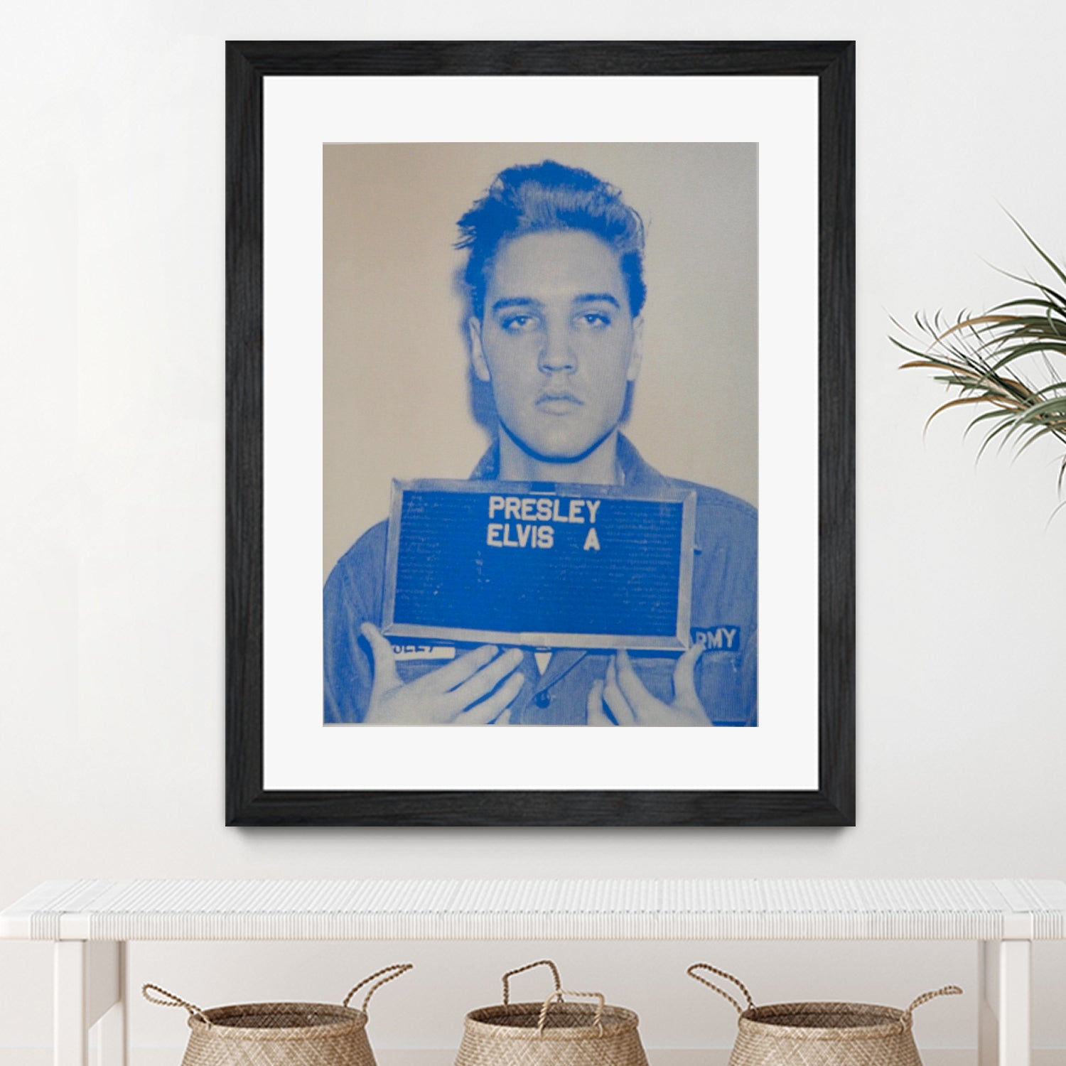 Elvis I, 2017 by Studwell, David on GIANT ART - blue photography