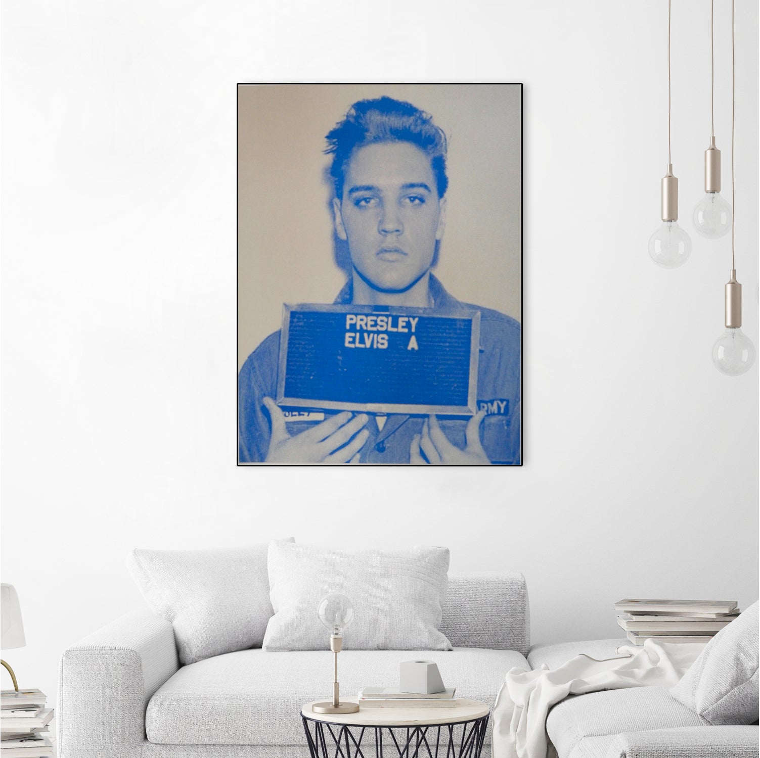Elvis I, 2017 by Studwell, David on GIANT ART - blue photography