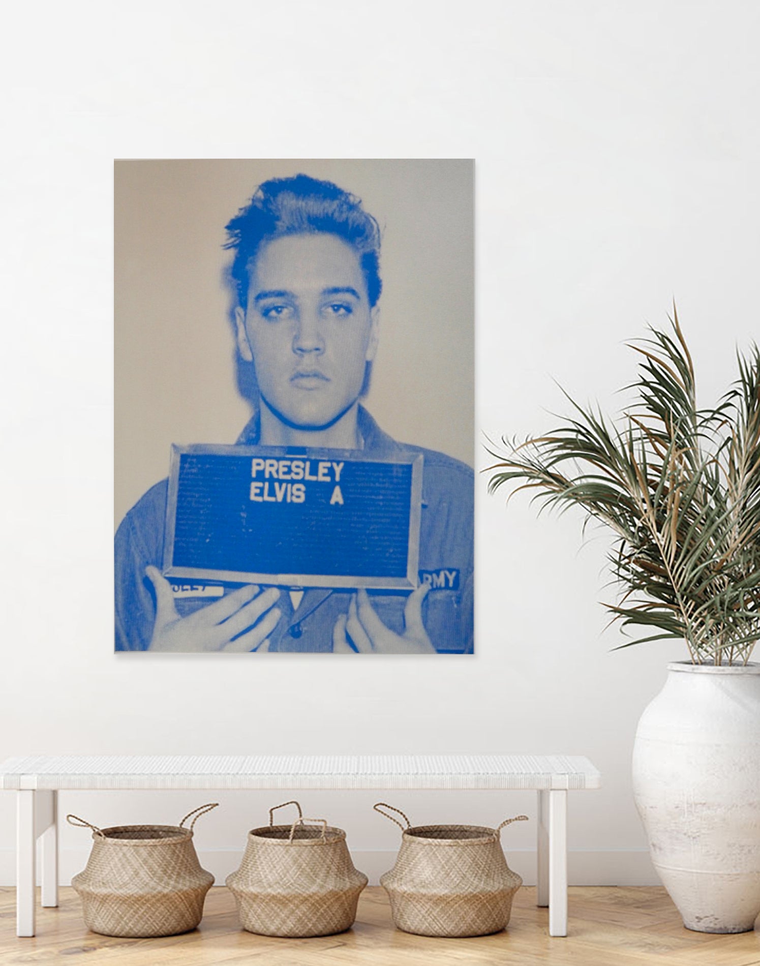 Elvis I, 2017 by Studwell, David on GIANT ART - blue photography