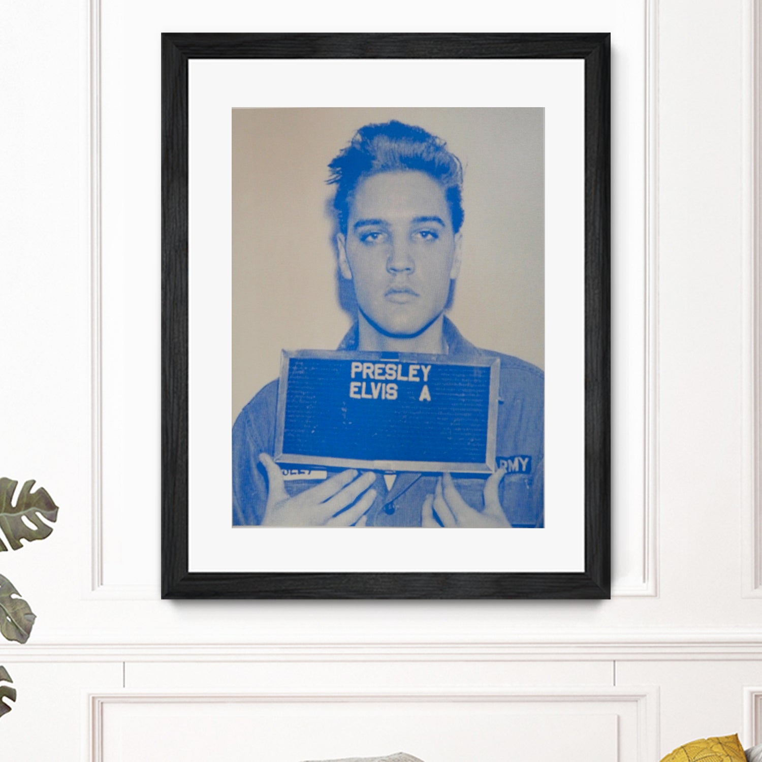 Elvis I, 2017 by Studwell, David on GIANT ART - blue photography