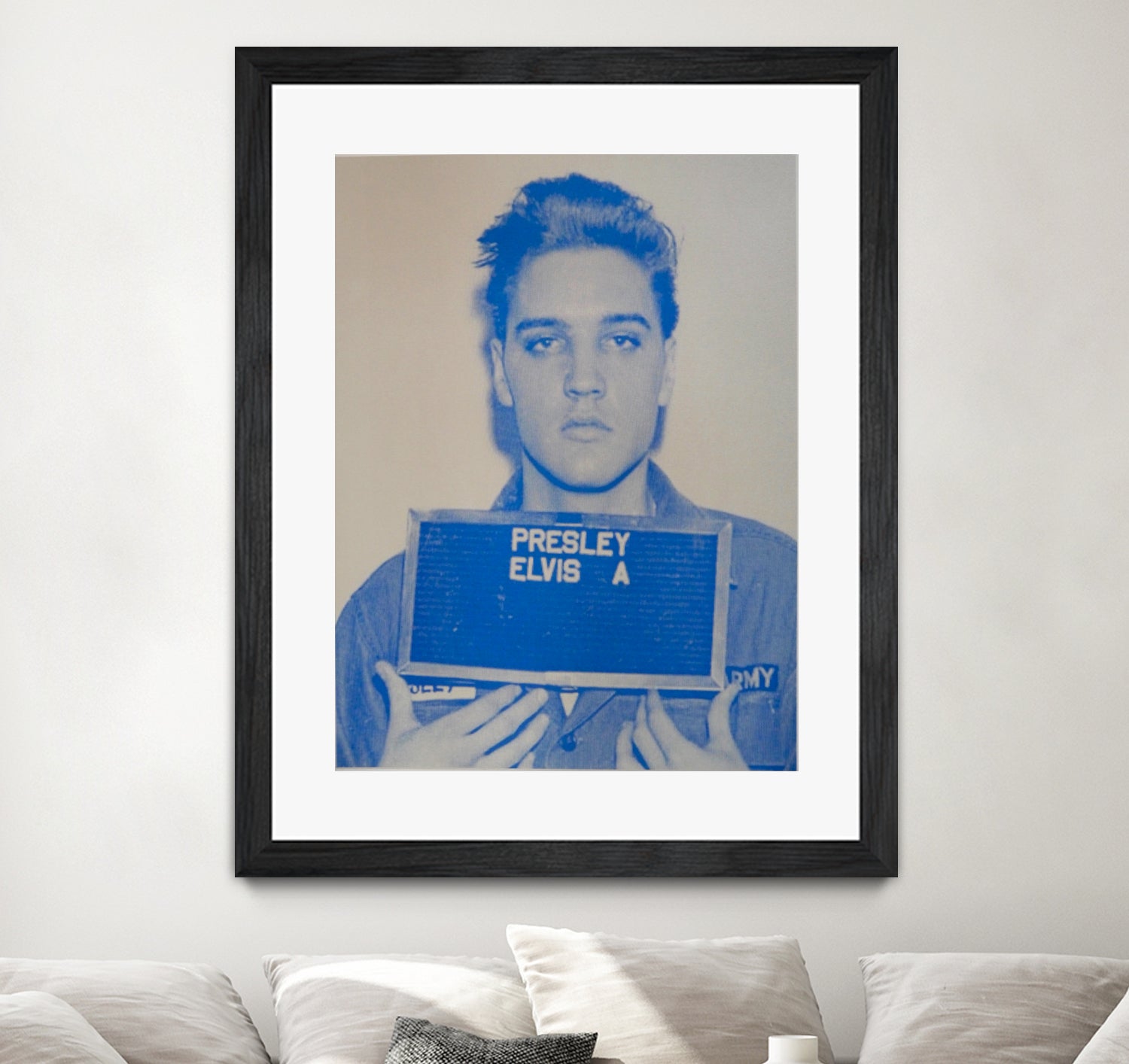 Elvis I, 2017 by Studwell, David on GIANT ART - blue photography