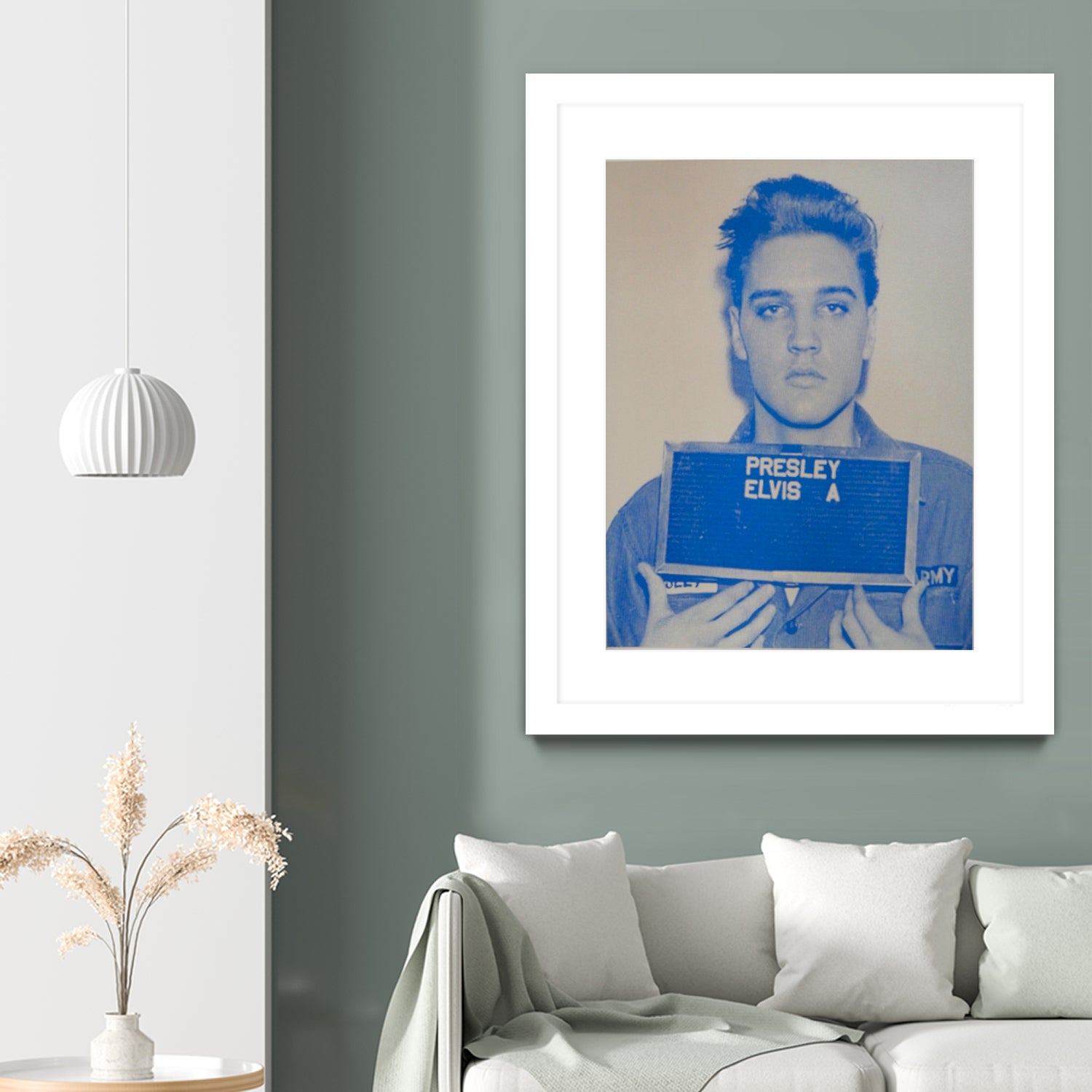 Elvis I, 2017 by Studwell, David on GIANT ART - blue photography