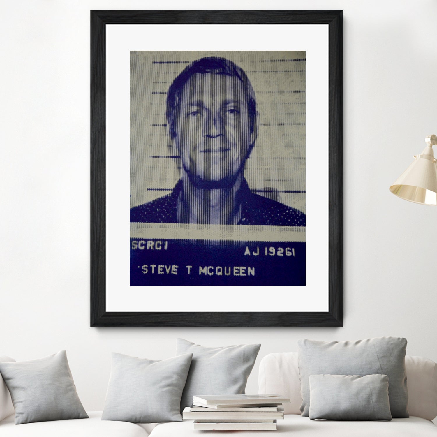 Steve McQueen I, 2017 by Bridgeman Iamges on GIANT ART - black