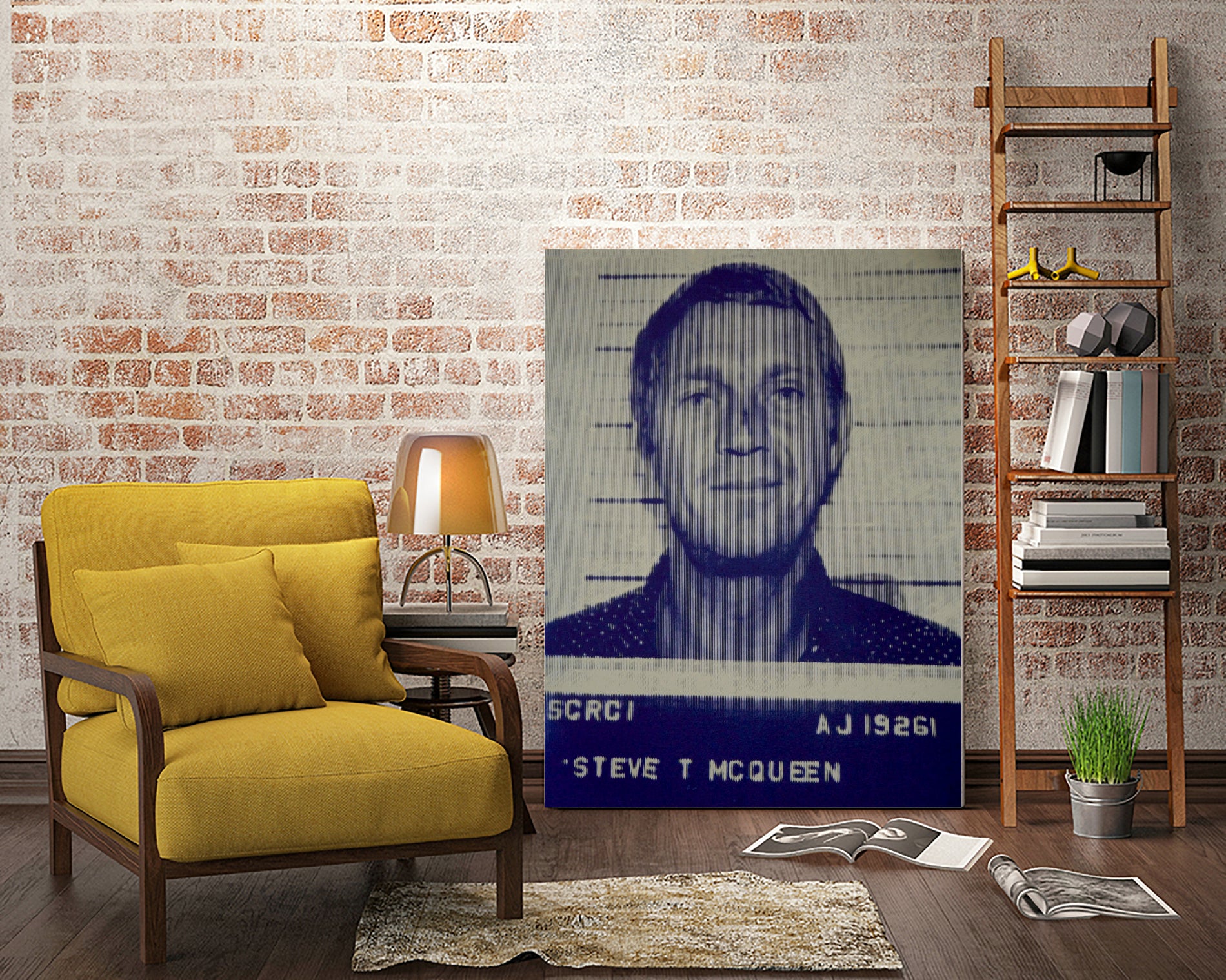 Steve McQueen I, 2017 by Bridgeman Iamges on GIANT ART - black