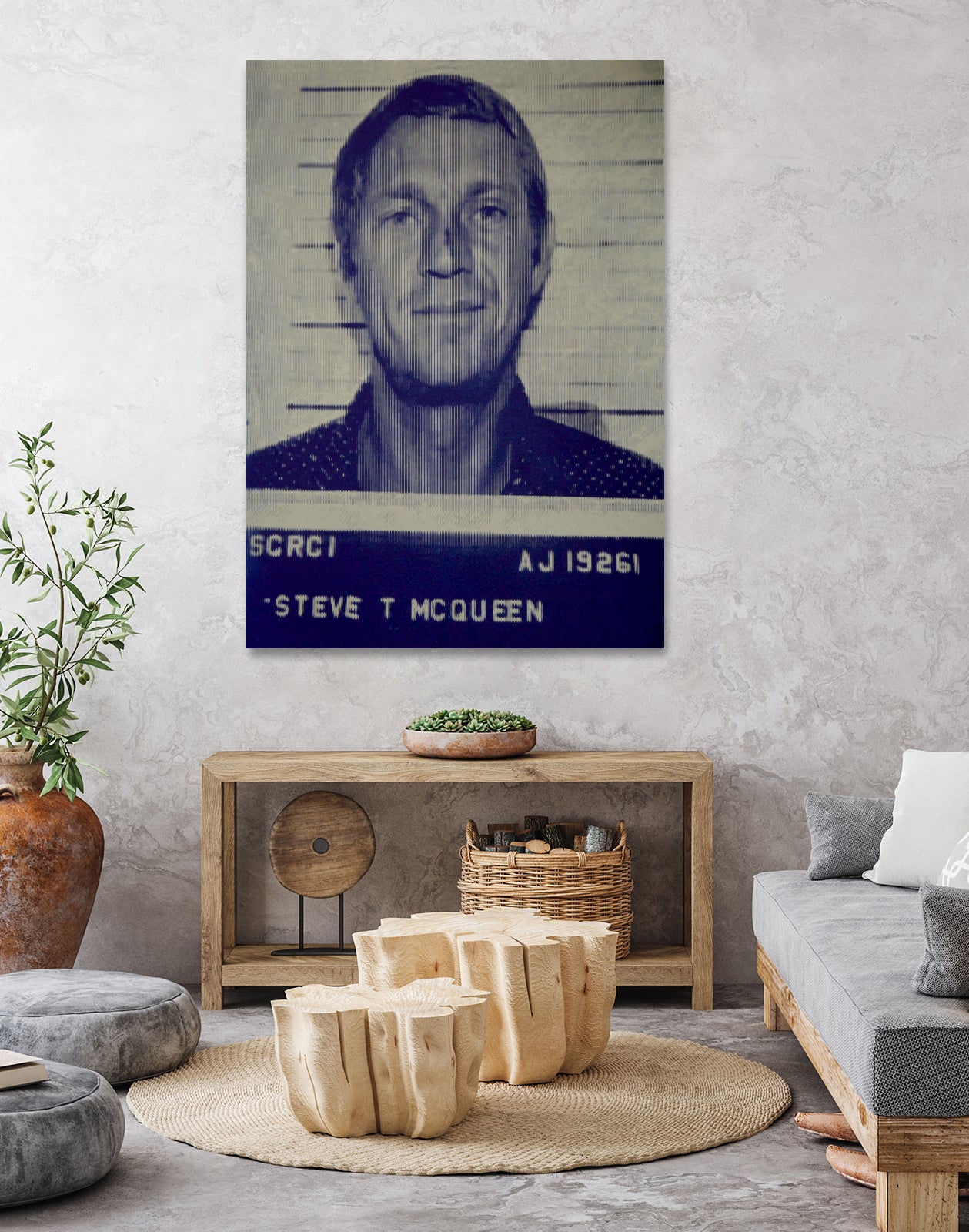 Steve McQueen I, 2017 by Bridgeman Iamges on GIANT ART - black