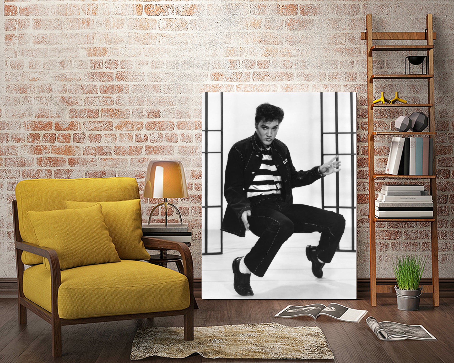 Elvis Presley by  Bridgeman Images on GIANT ART - black and white  photography