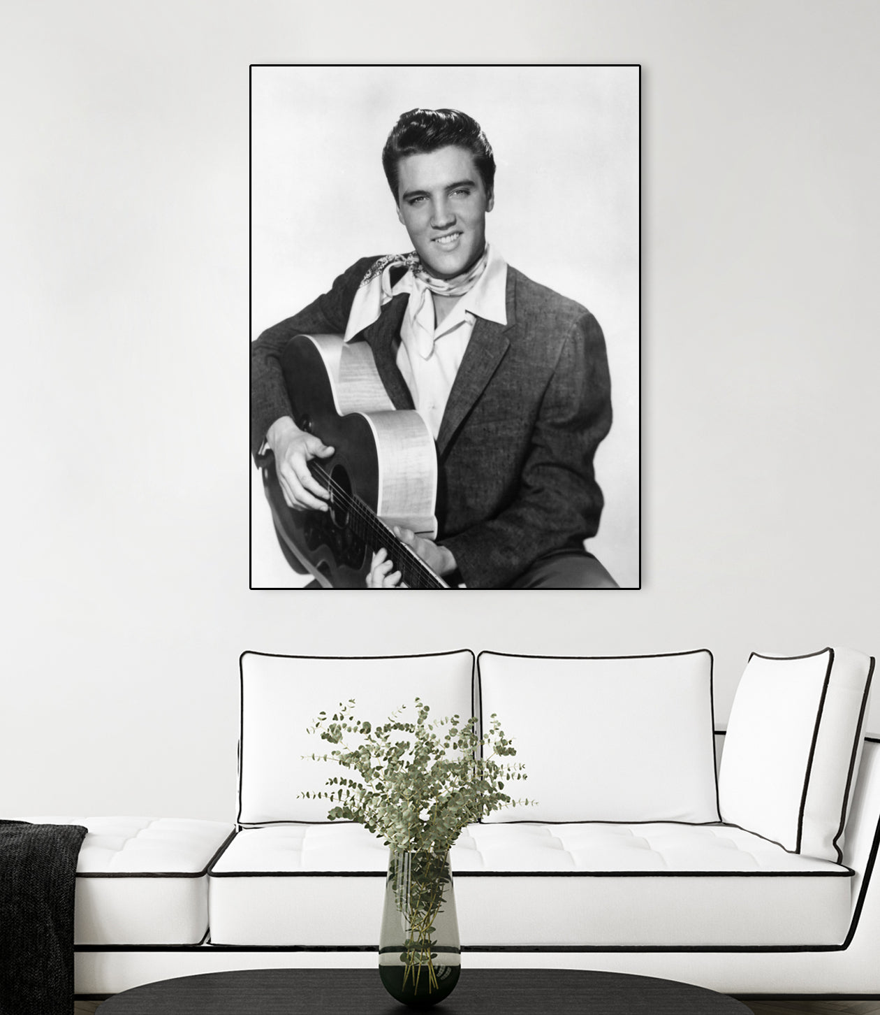 Elvis Presley by Paramount Pictures Bridgeman Images  on GIANT ART - black and white  photography