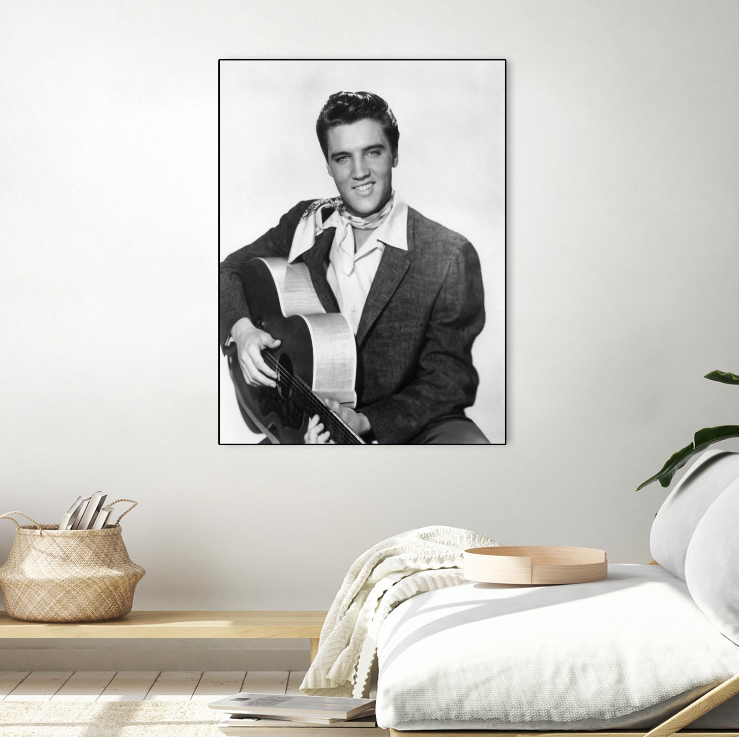 Elvis Presley by Paramount Pictures Bridgeman Images  on GIANT ART - black and white  photography