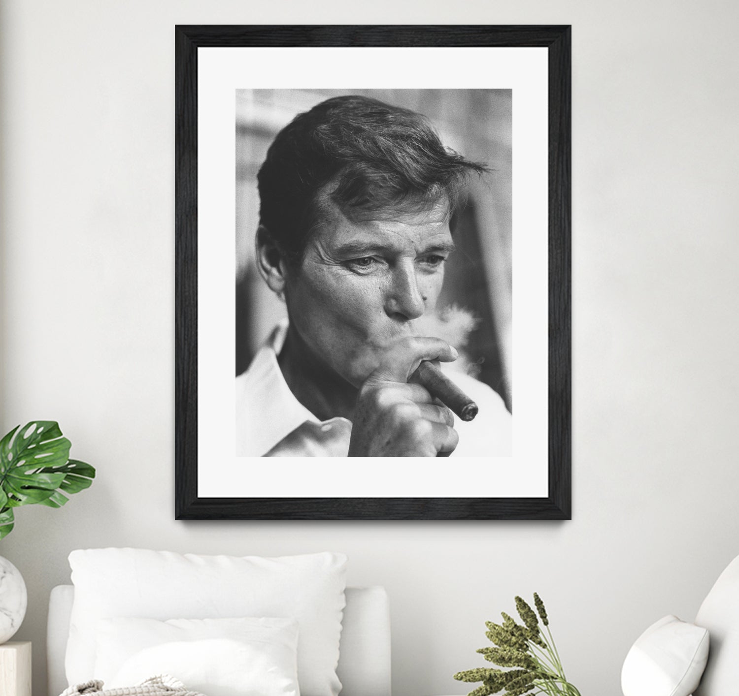 Roger Moore by © Classic Picture Library / Bridgeman Images on GIANT ART - black and white photography