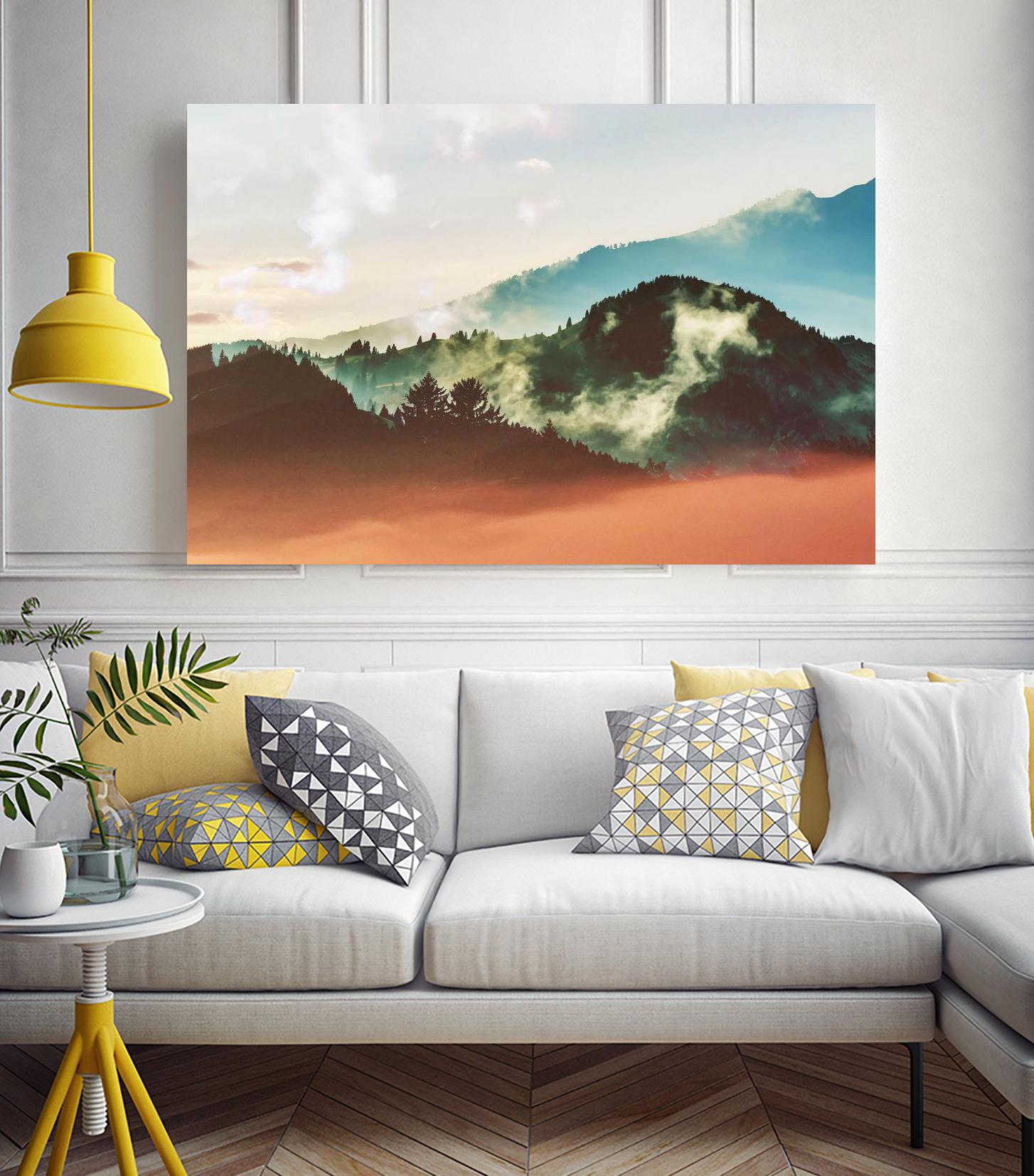 Mighty Mountain by 83 oranges on GIANT ART - digital mountains