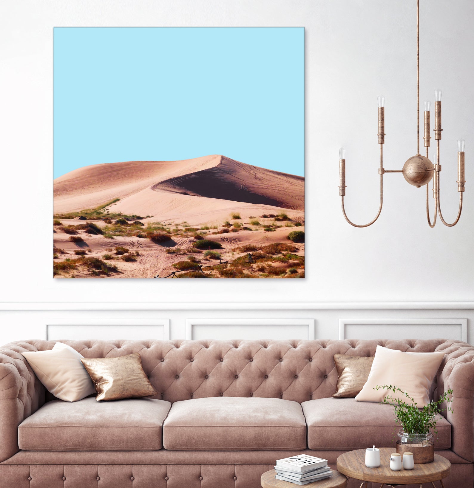 Oasis by 83 oranges on GIANT ART - blue digital sand