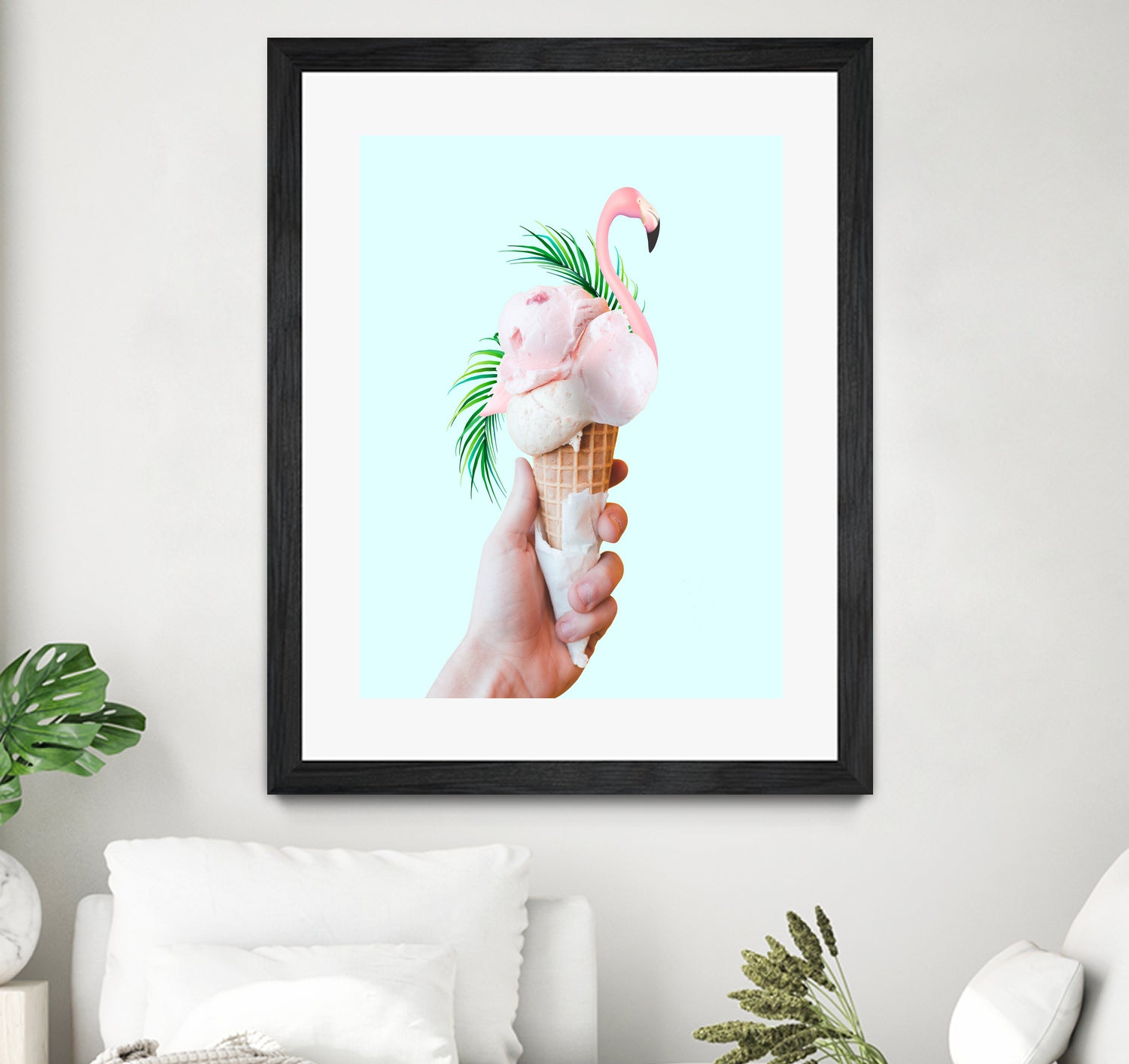 Tropical Ice Cream by 83 oranges on GIANT ART - pink digital