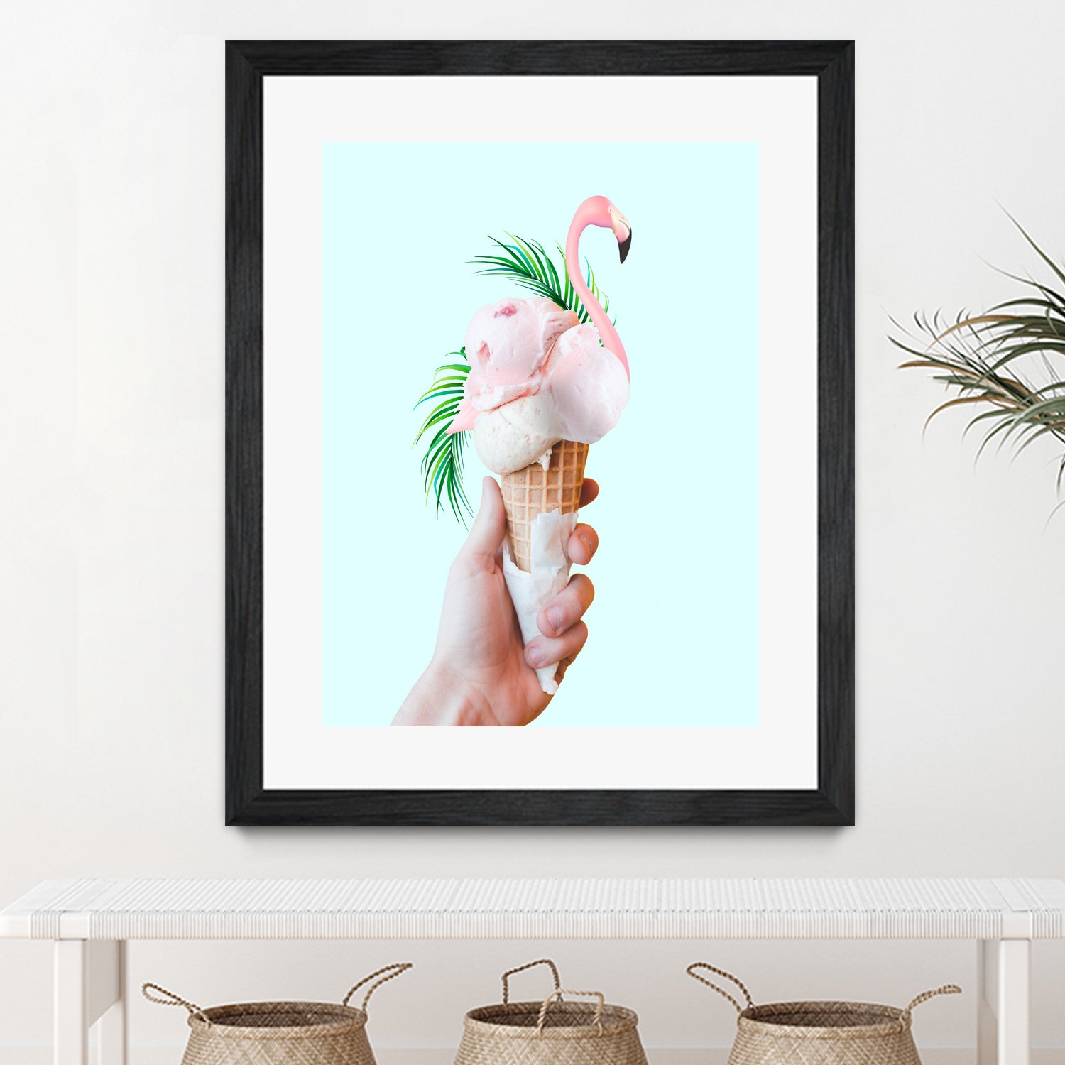 Tropical Ice Cream by 83 oranges on GIANT ART - pink digital