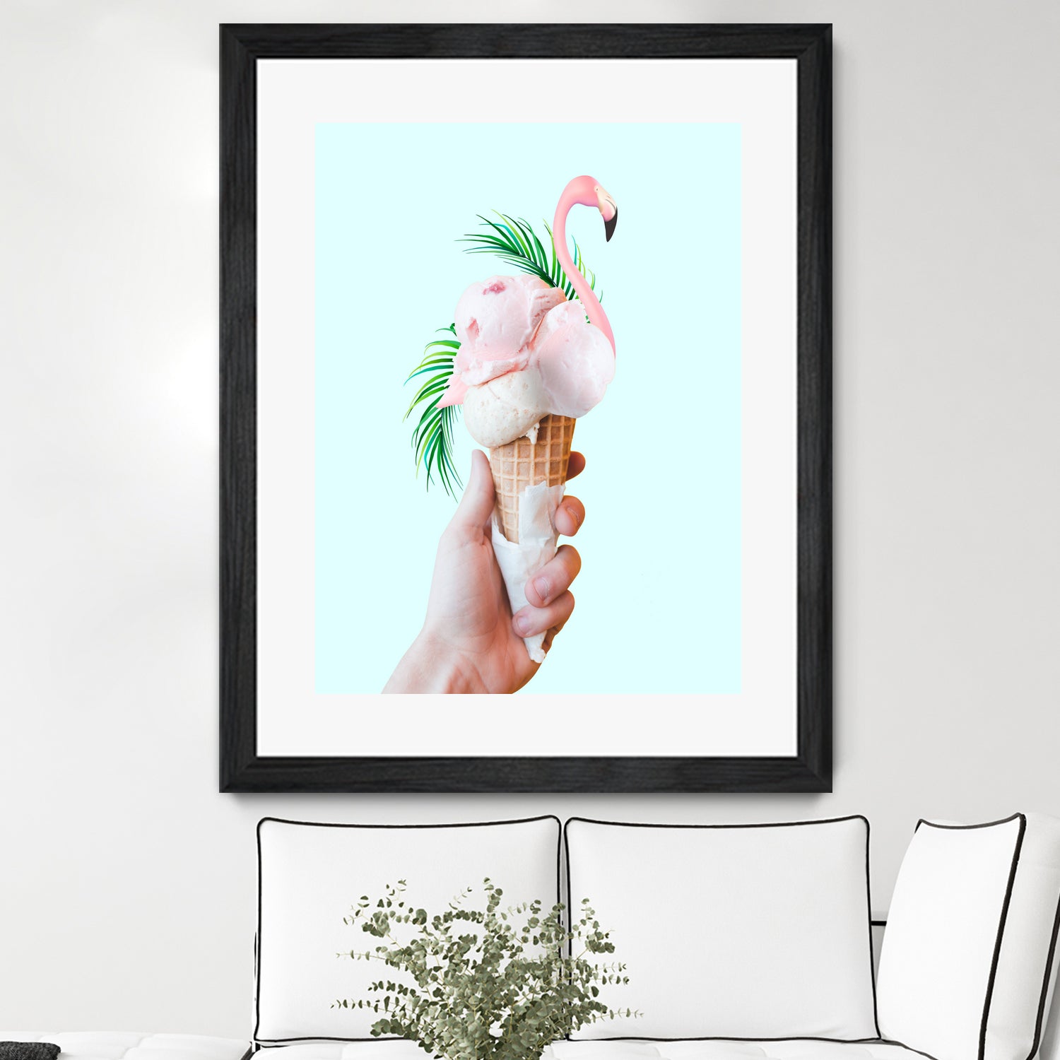 Tropical Ice Cream by 83 oranges on GIANT ART - pink digital