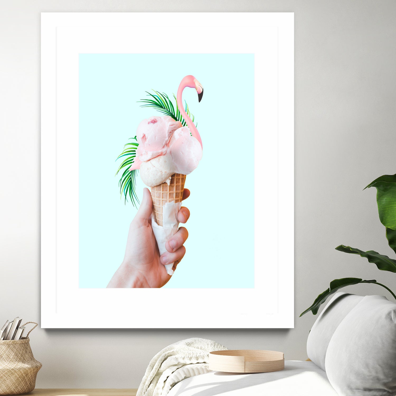 Tropical Ice Cream by 83 oranges on GIANT ART - pink digital