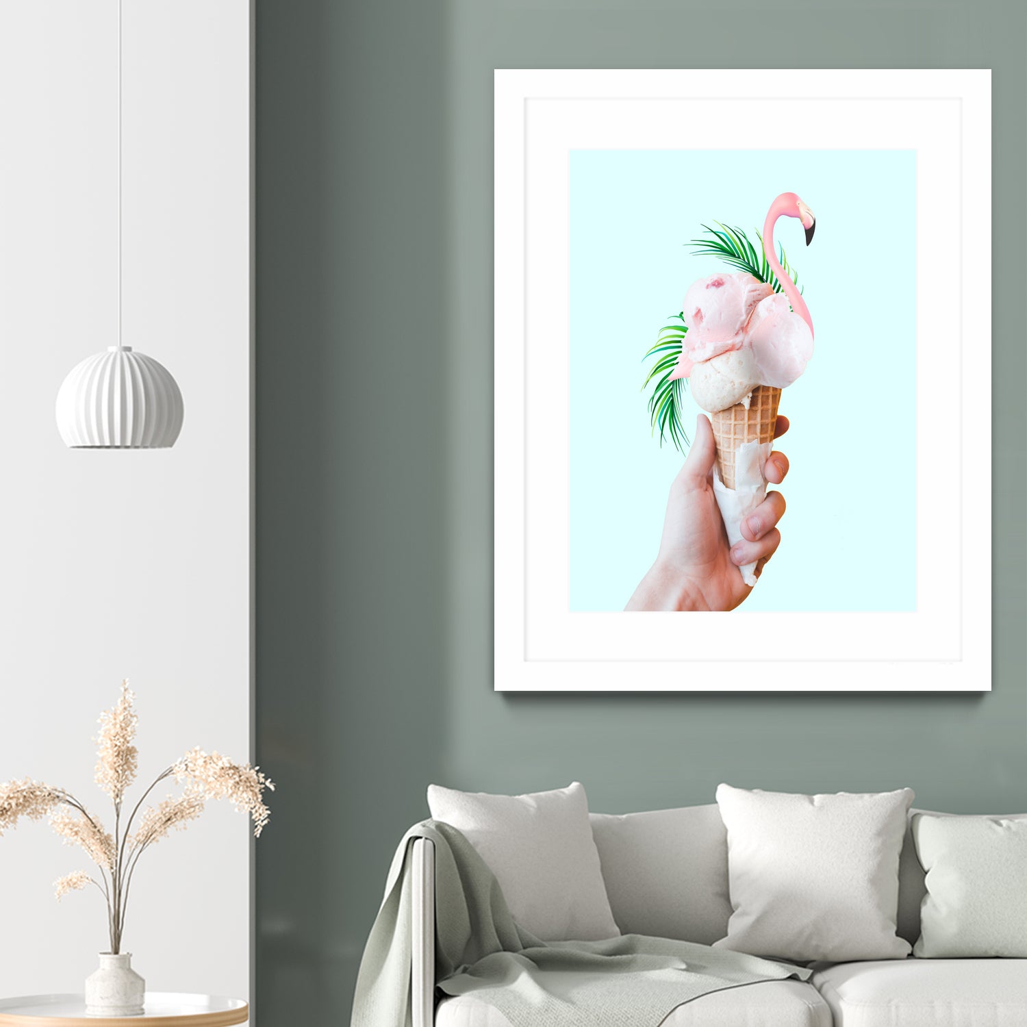 Tropical Ice Cream by 83 oranges on GIANT ART - pink digital