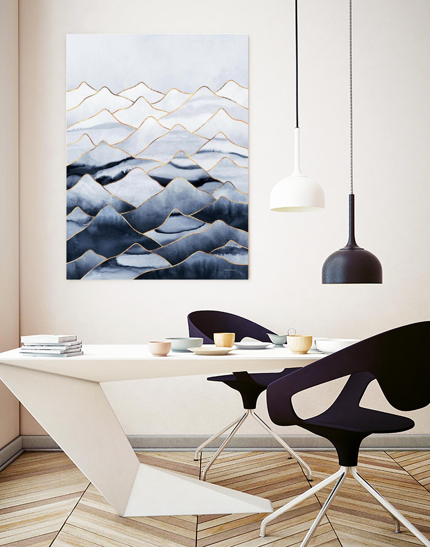 Mountains by Elisabeth Fredriksson on GIANT ART
