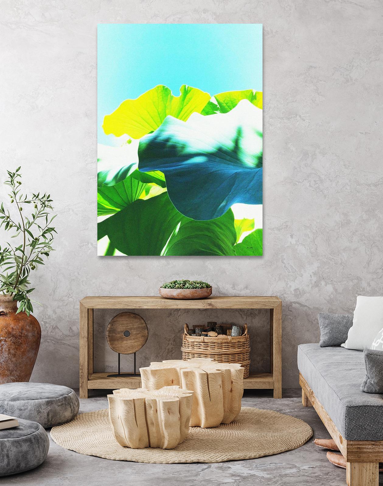 LOTUS MAGIC - Blue by Dominique Vari on GIANT ART