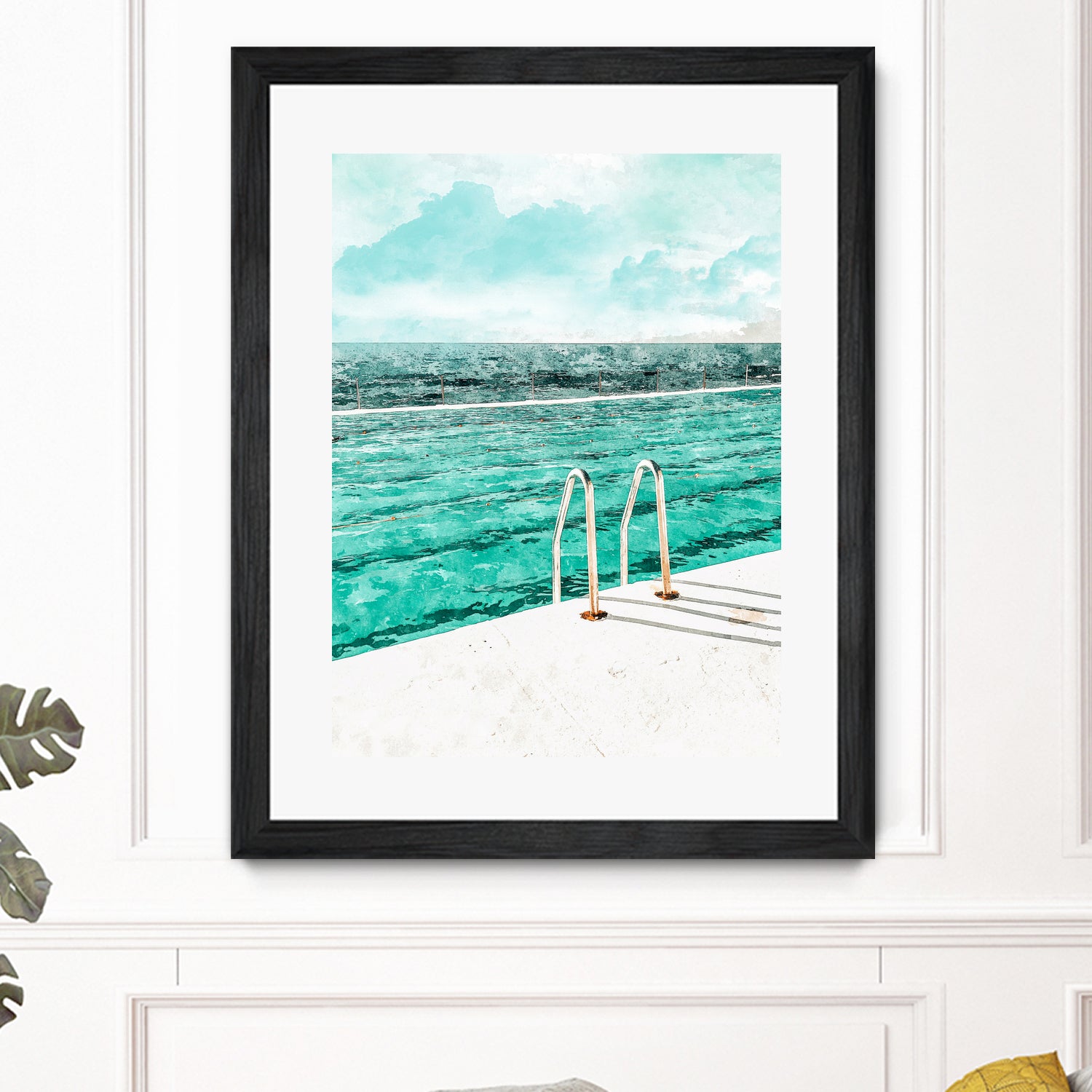 Break Away by 83 Oranges on GIANT ART - bleu digital pool