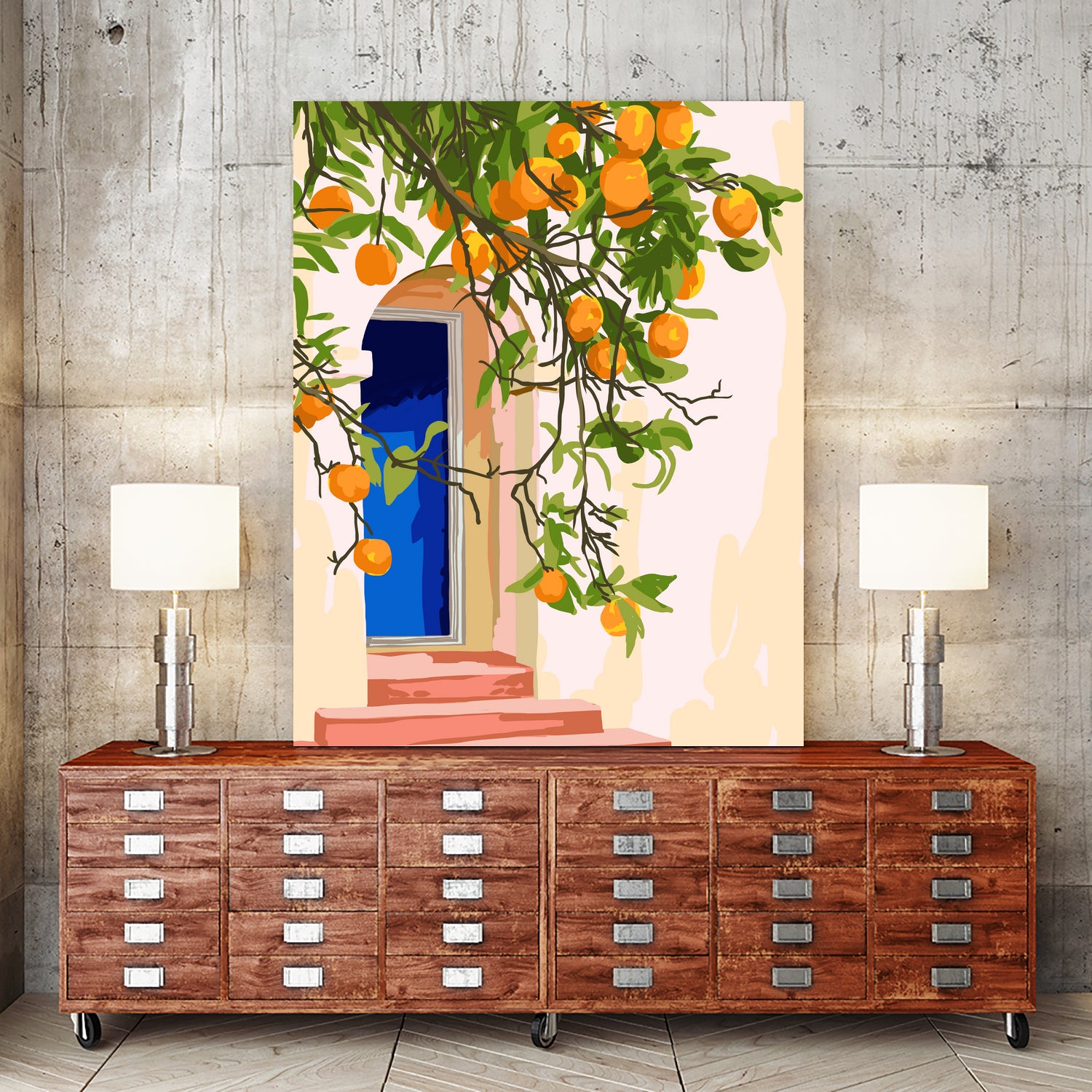 Wherever you go, go with all your heart by 83 Oranges on GIANT ART - orange digital