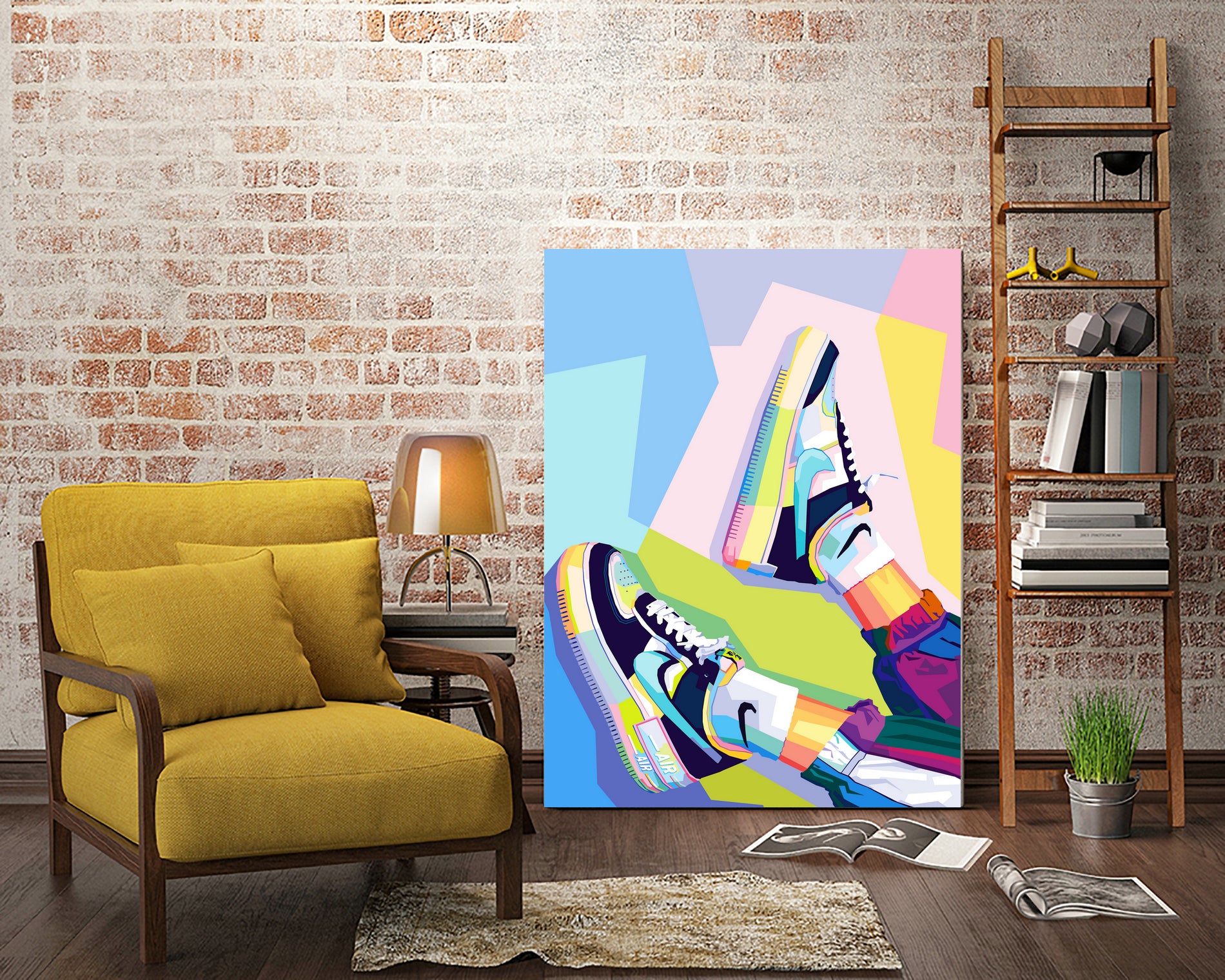 Nike Air Force 1s Pop Art by Noval Purnama on GIANT ART