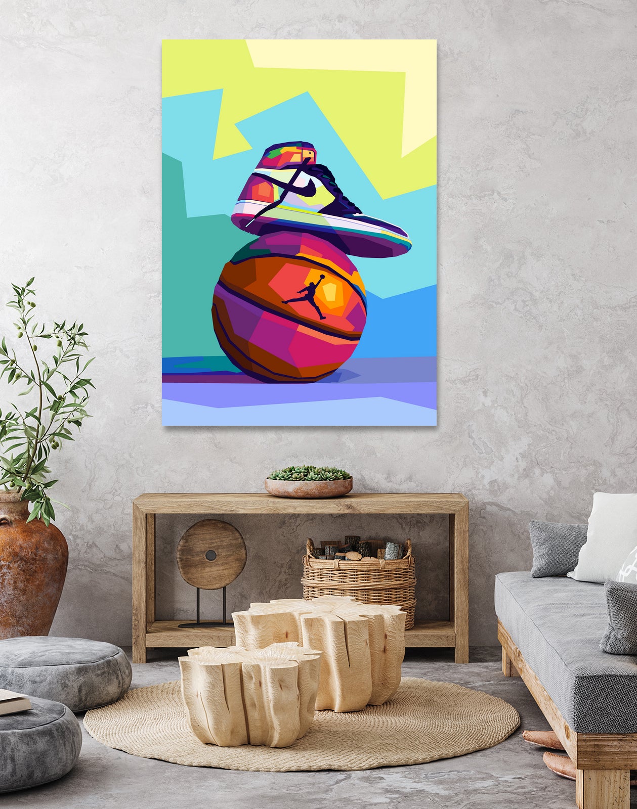 Air Jordan x Basketball by Noval Purnama on GIANT ART