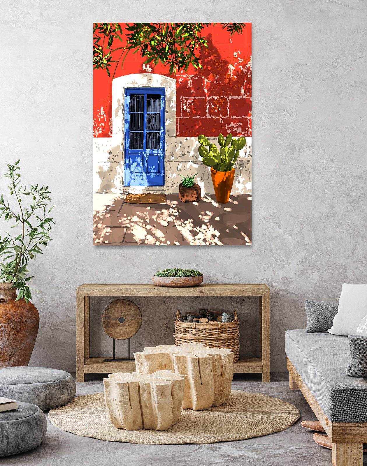 Intentful Living by 83 Oranges on GIANT ART - red digital vacation