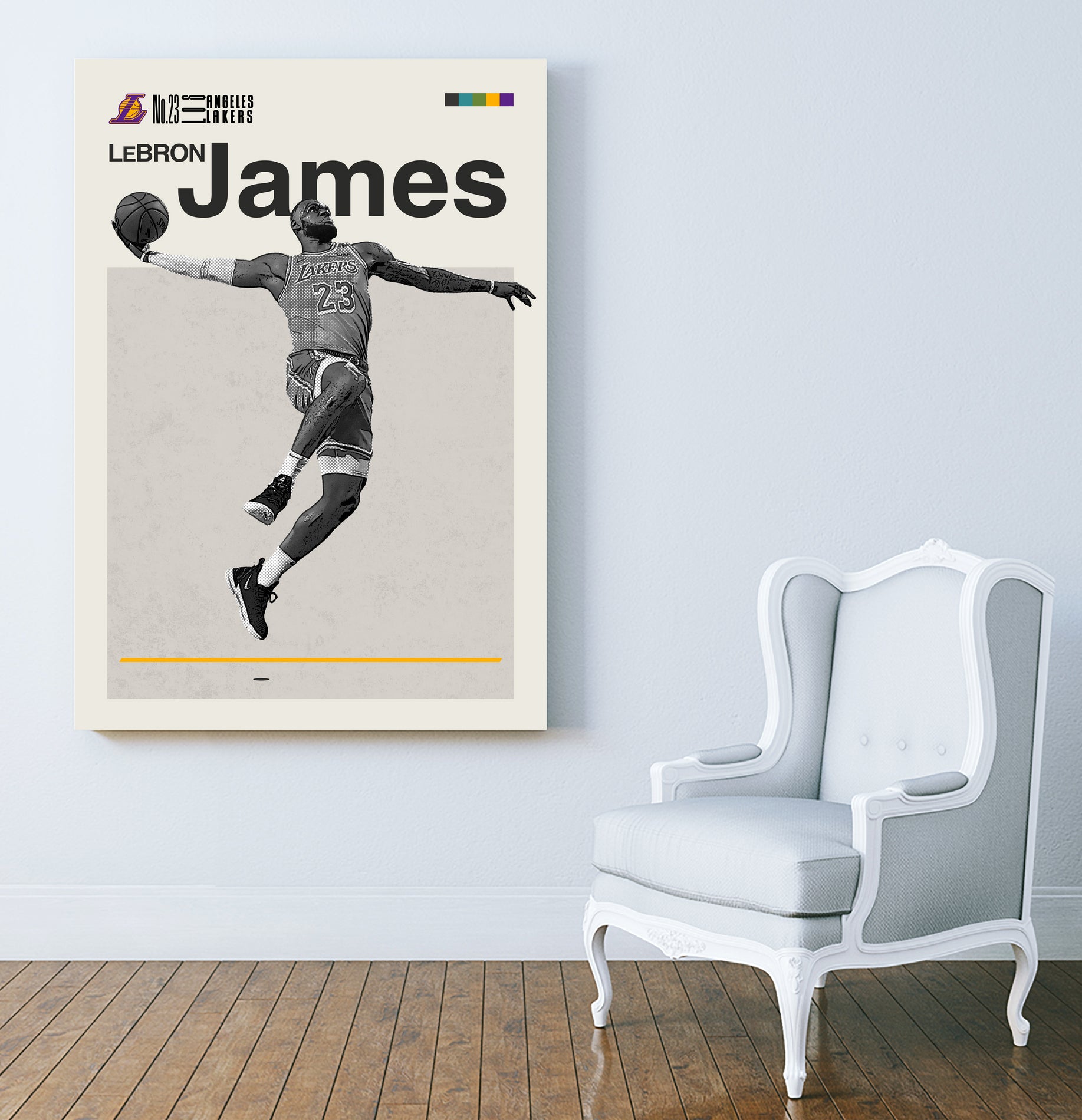 Lebron Classic by E. Qui on GIANT ART