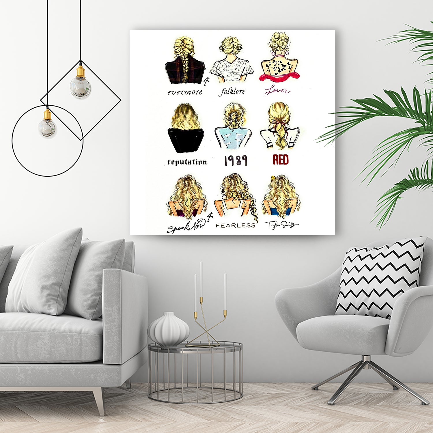 Taylor Swift Full Albums Poster by The Joker on GIANT ART