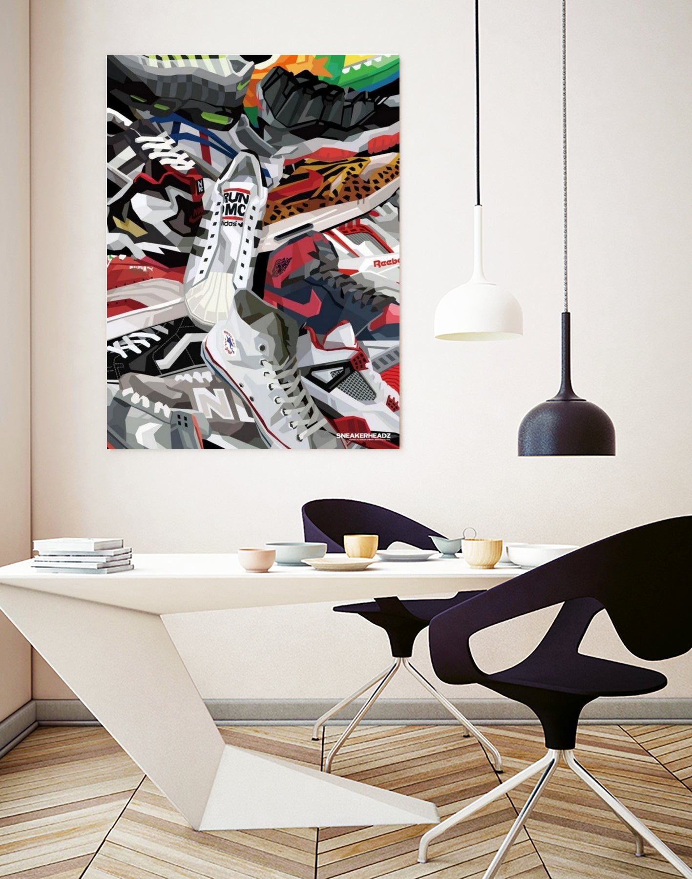 Air Jordan Shoe Pile (Run DMC) by AJS on GIANT ART