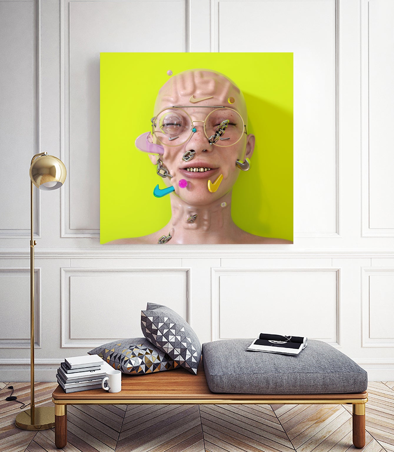 AMMO by Antoni Tudisco on GIANT ART - yellow 3d art