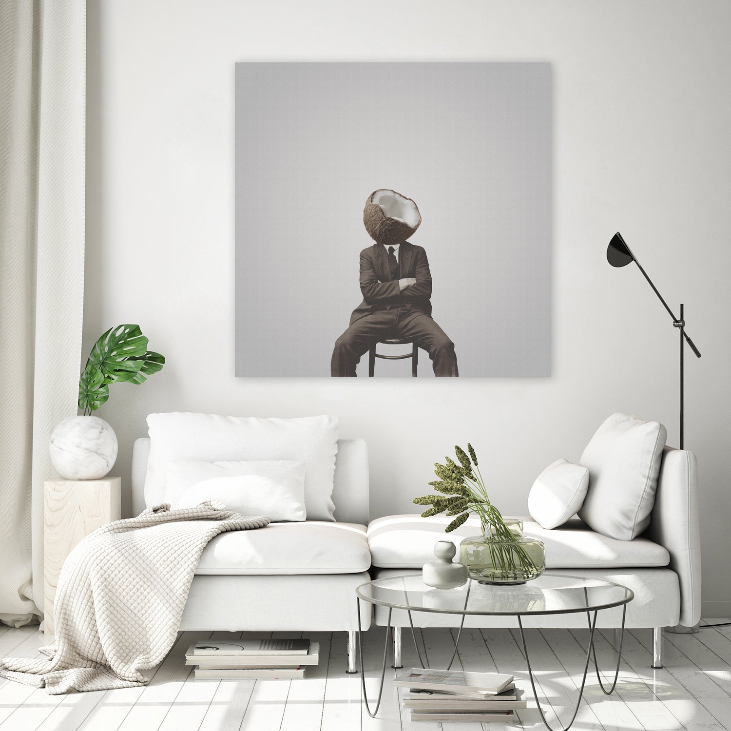 Coconut Mugshot by Isa Valimaki on GIANT ART - brown photo manipulation