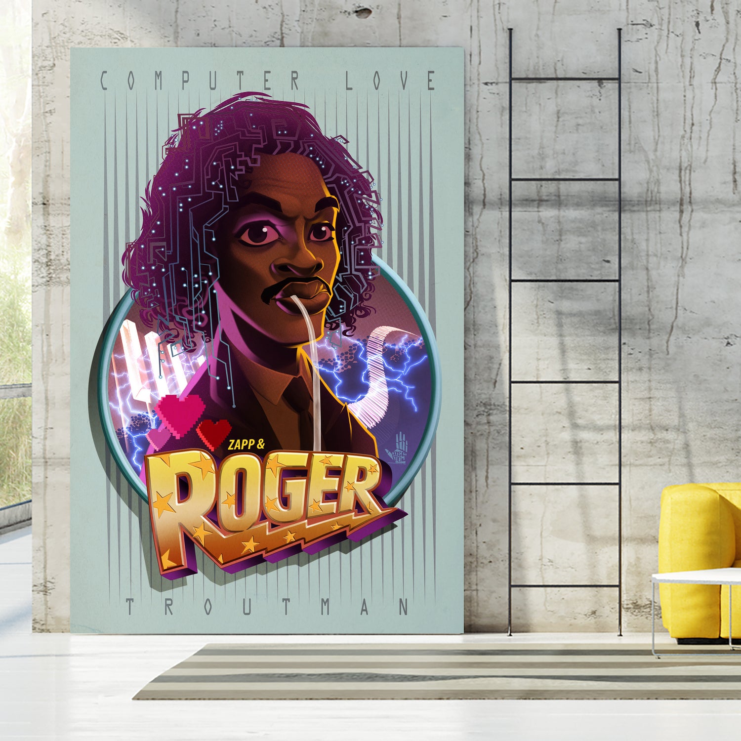 Zapp and ROGER by nelson garcia on GIANT ART - gray character design