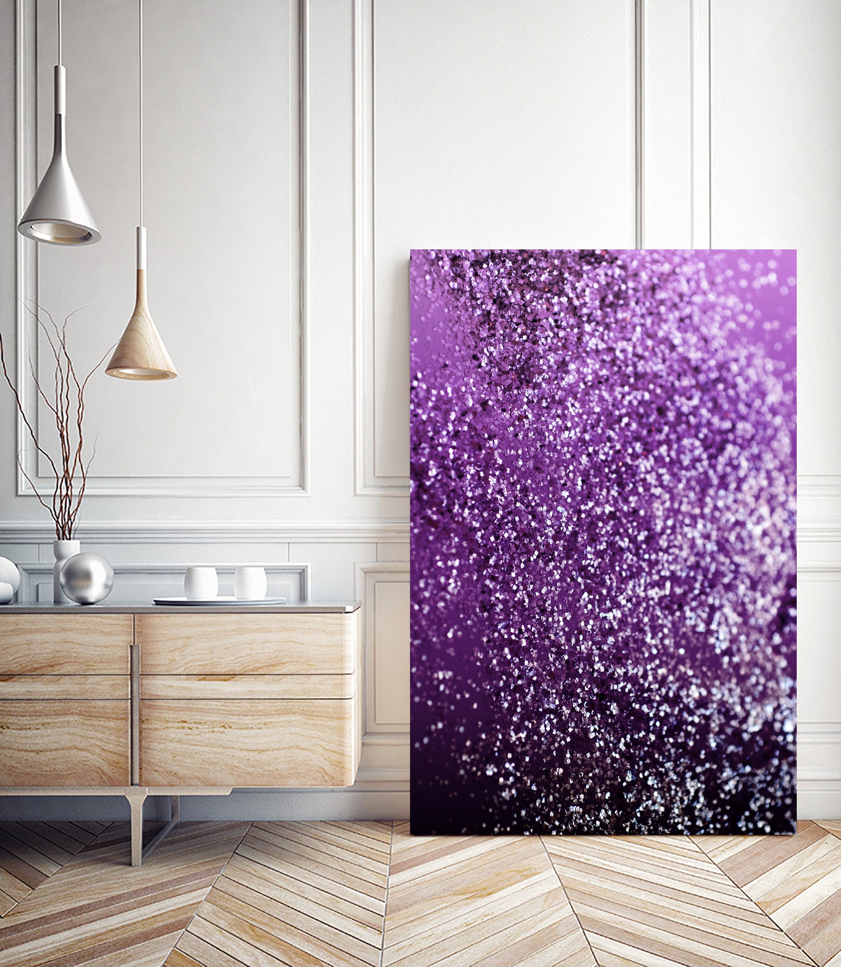 Purple Glitter #1 #decor #art by Anita & Bella Jantz on GIANT ART - fuchsia photo manipulation