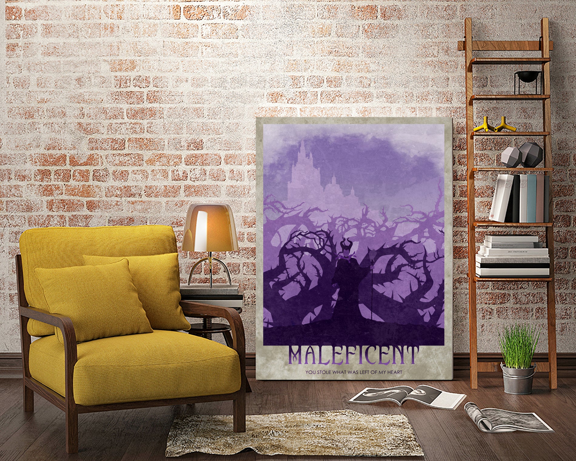 Maleficent by Ryan Ripley on GIANT ART - fuchsia digital drawing